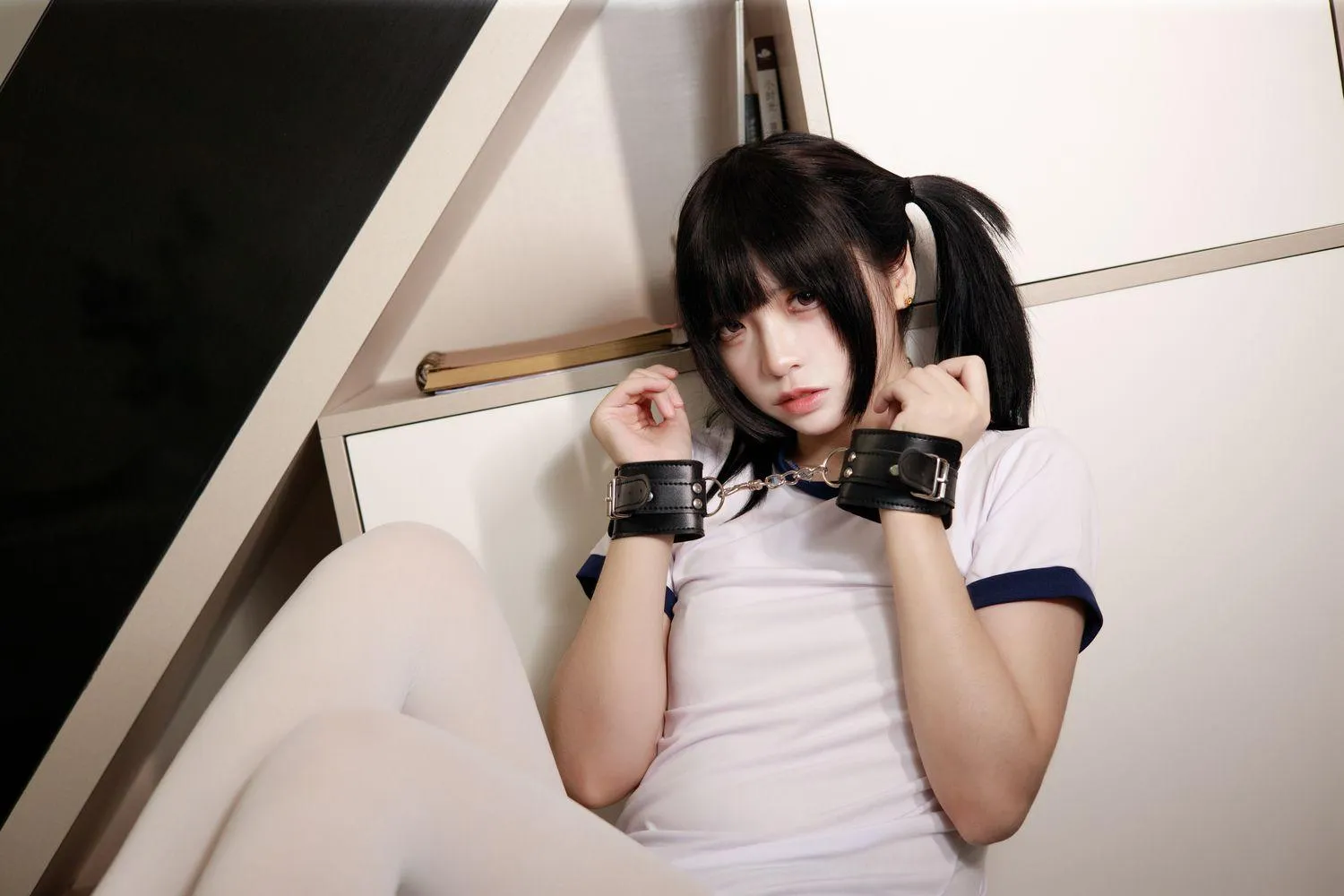 疯猫ss – NO.97 白色情人节福袋 体操服 [40P]插图3