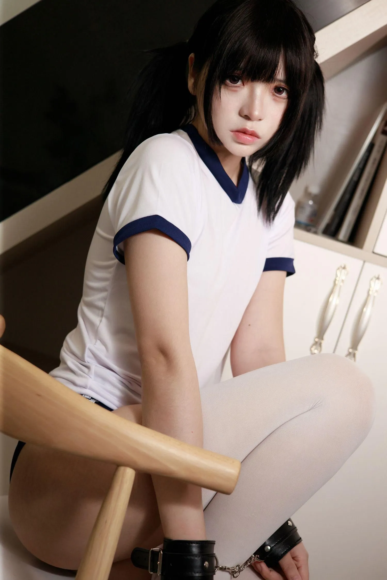 疯猫ss – NO.97 白色情人节福袋 体操服 [40P]插图8