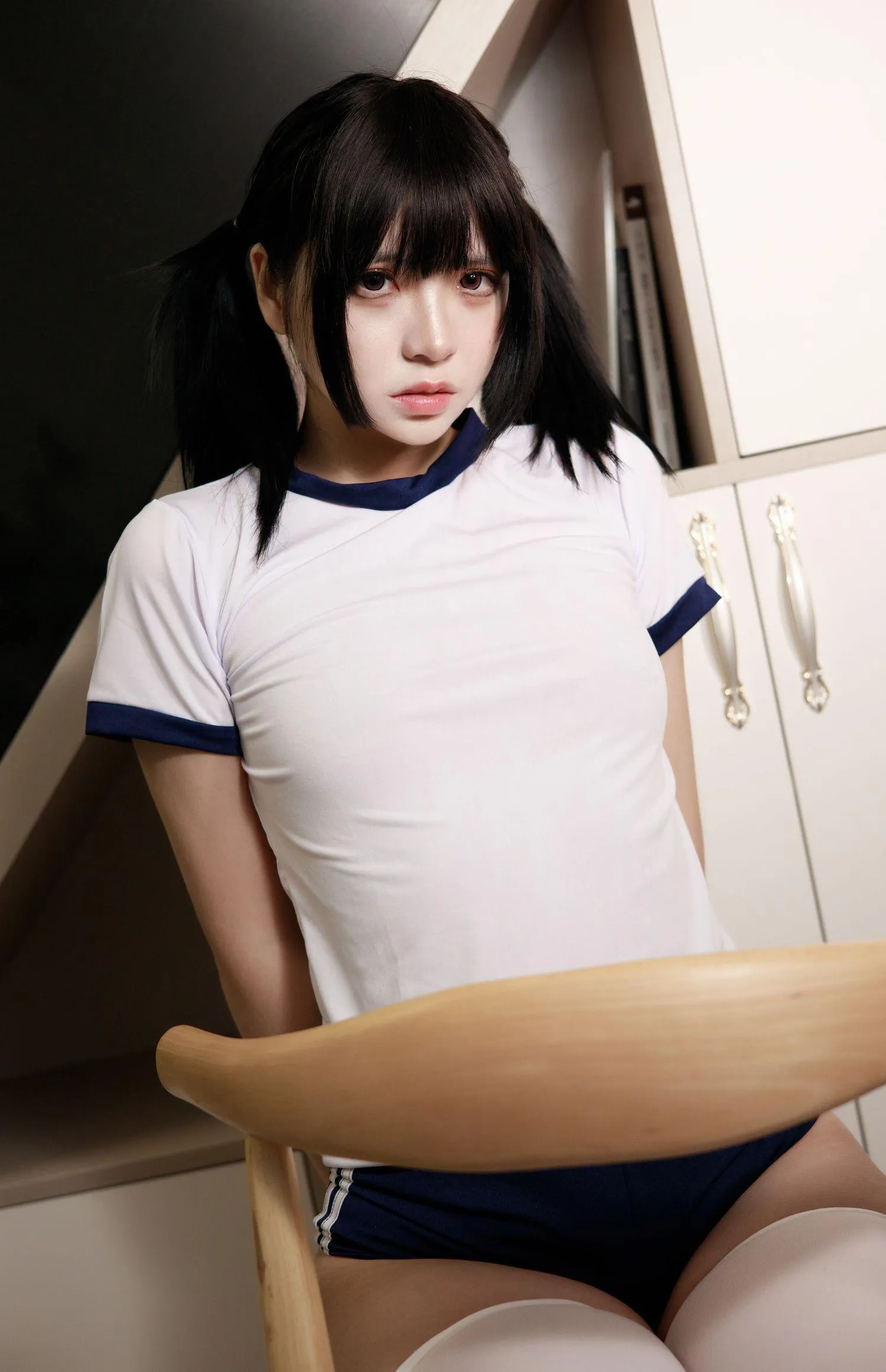 疯猫ss – NO.97 白色情人节福袋 体操服 [40P]插图9