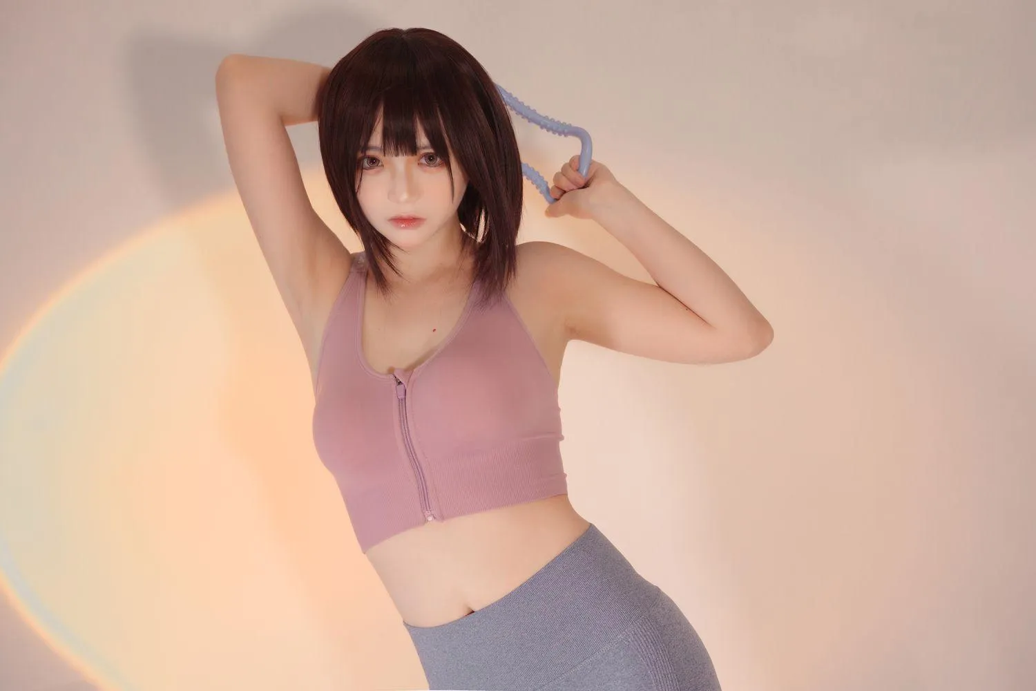 疯猫ss – NO.98 白色情人节福袋 运动衣 [40P]插图3