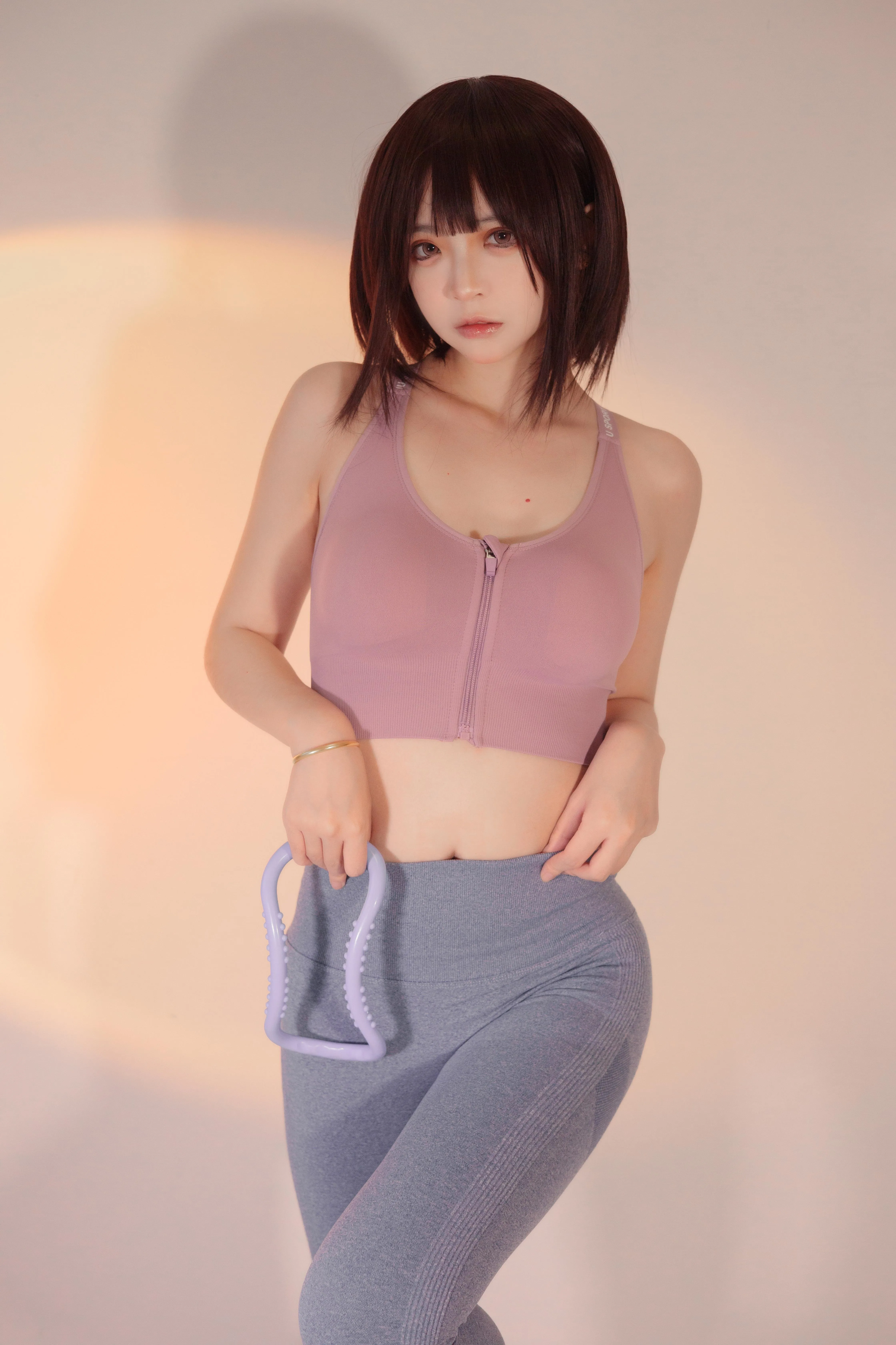 疯猫ss – NO.98 白色情人节福袋 运动衣 [40P]插图4