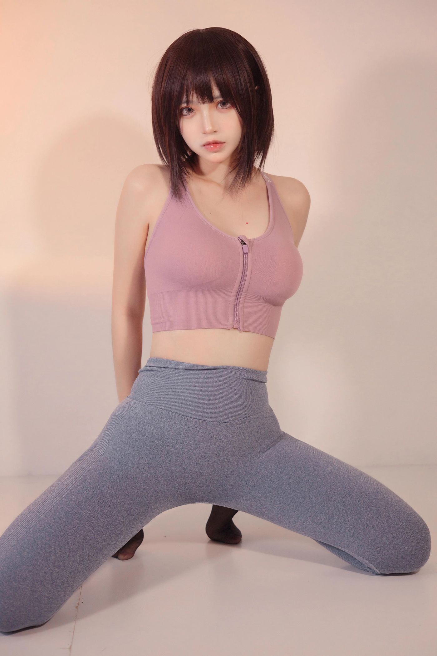 疯猫ss – NO.98 白色情人节福袋 运动衣 [40P]插图7