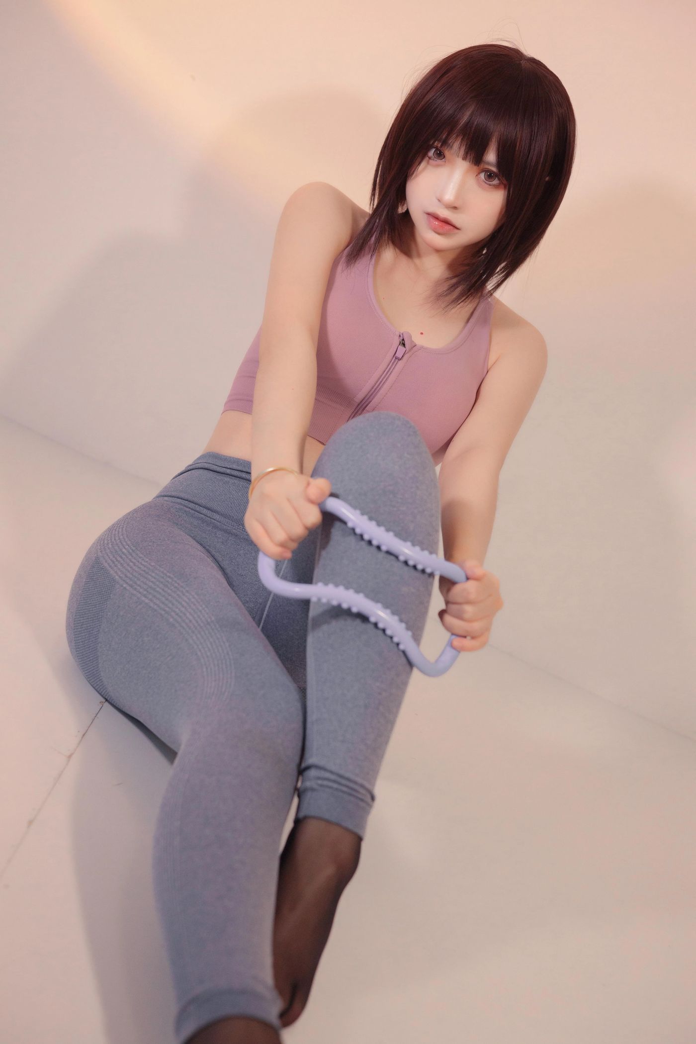 疯猫ss – NO.98 白色情人节福袋 运动衣 [40P]插图6