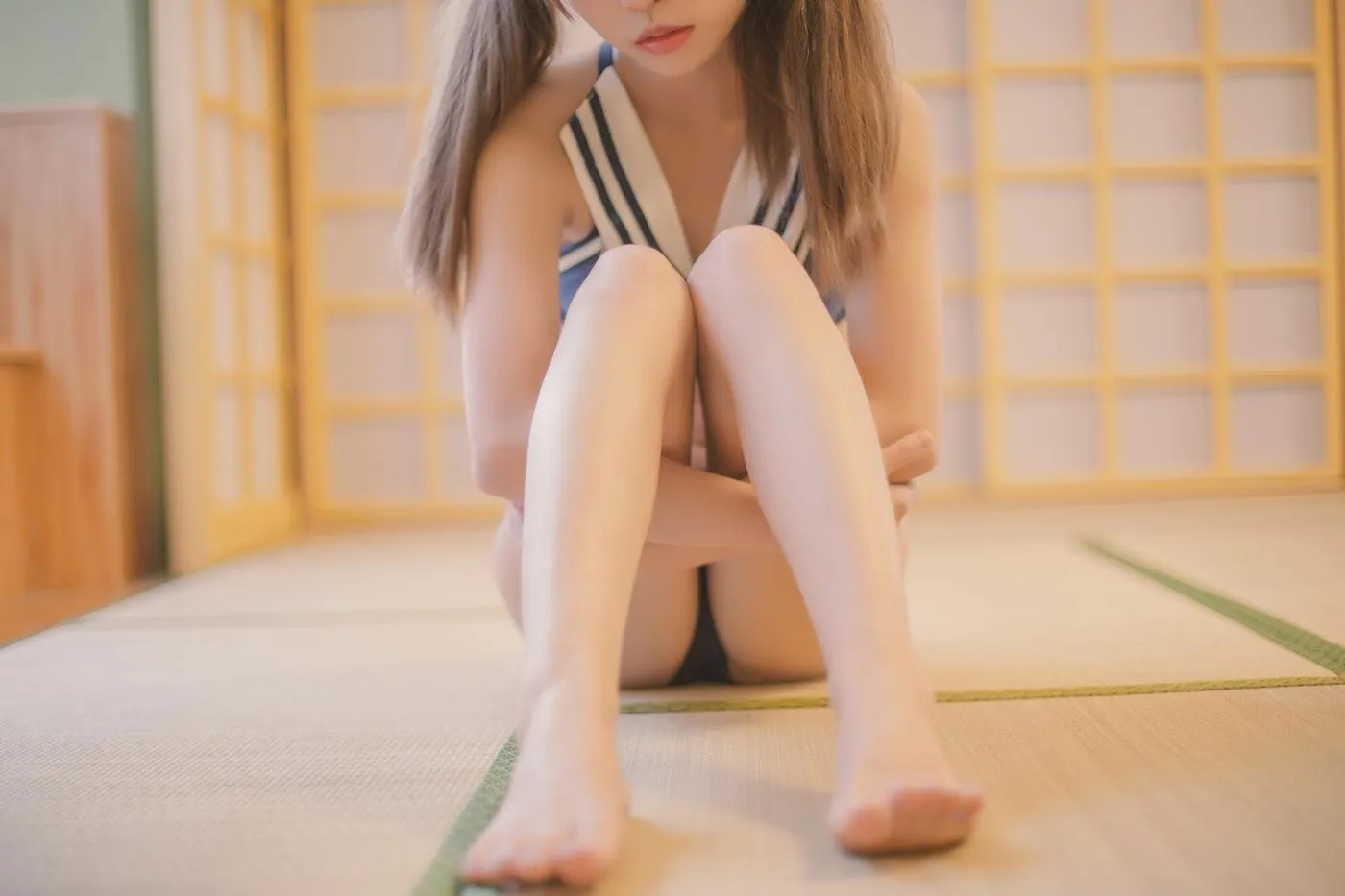 白易子教主 – NO.29 蓝白泳装 [22P]插图9