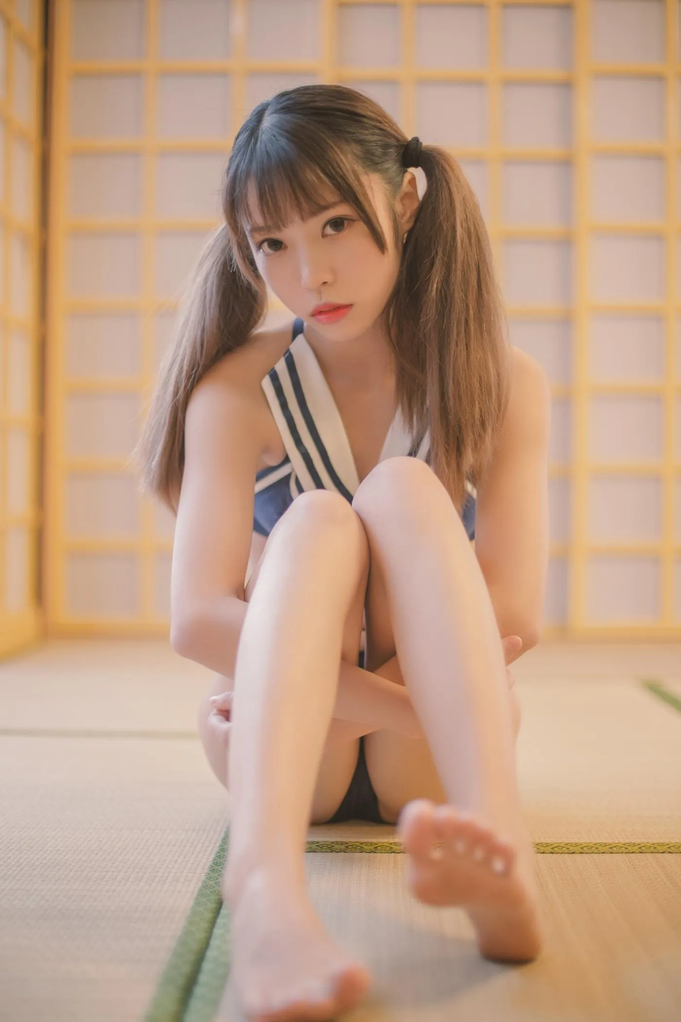 白易子教主 – NO.29 蓝白泳装 [22P]插图