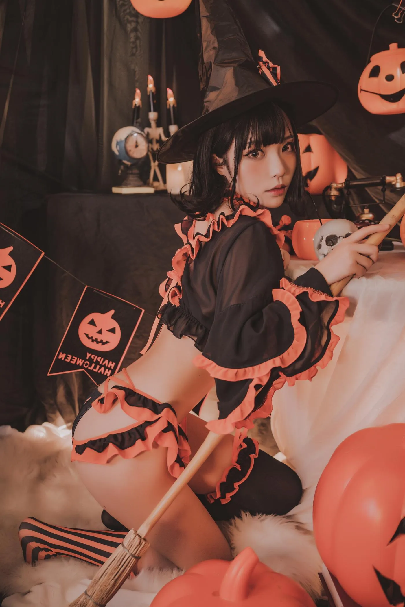 白易子教主 – NO.32 万圣节魔女 [10P]插图9