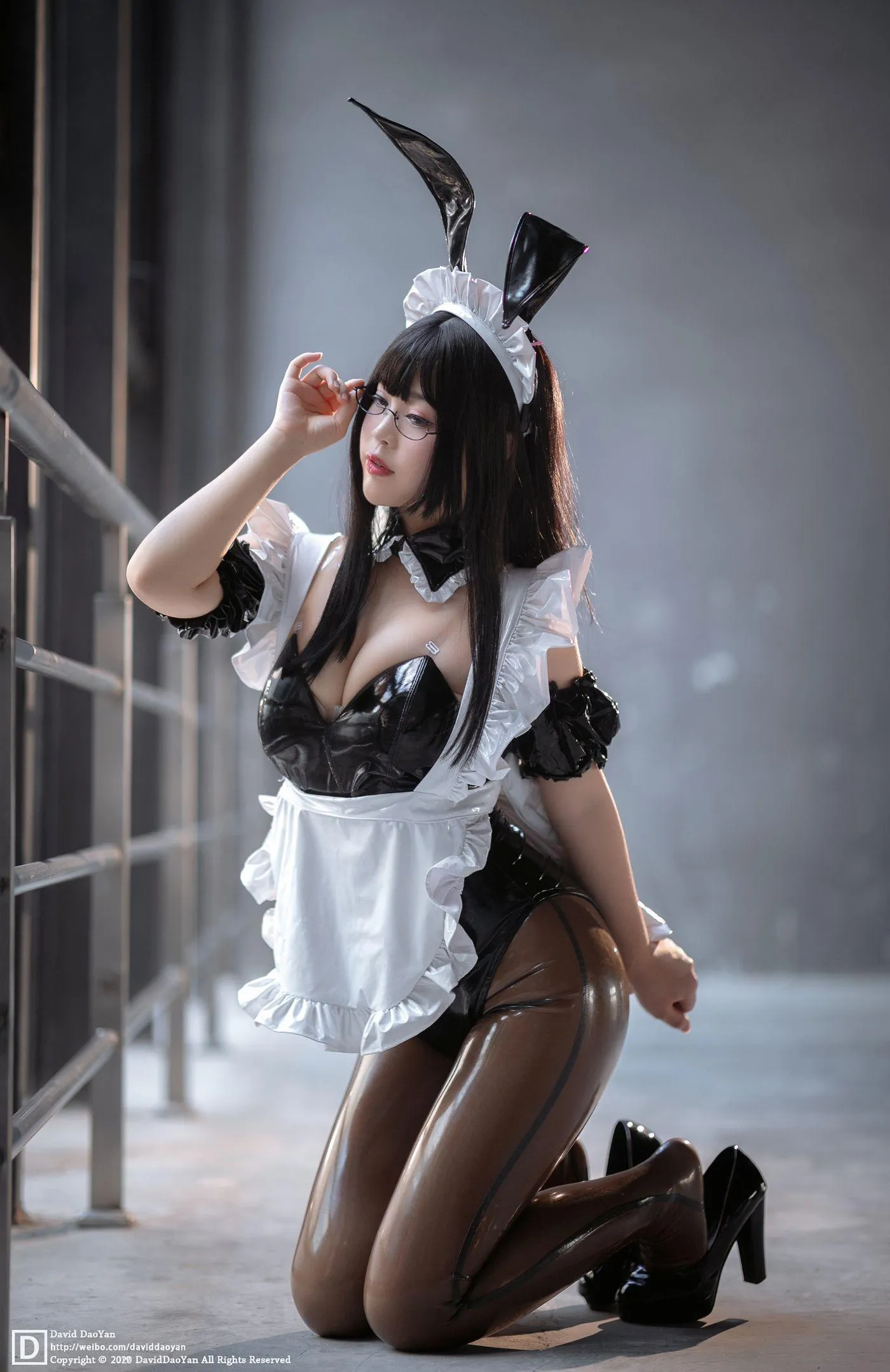 白烨 – NO.01 玉藻前同人女仆-兔女郎赠图 [12P]插图6