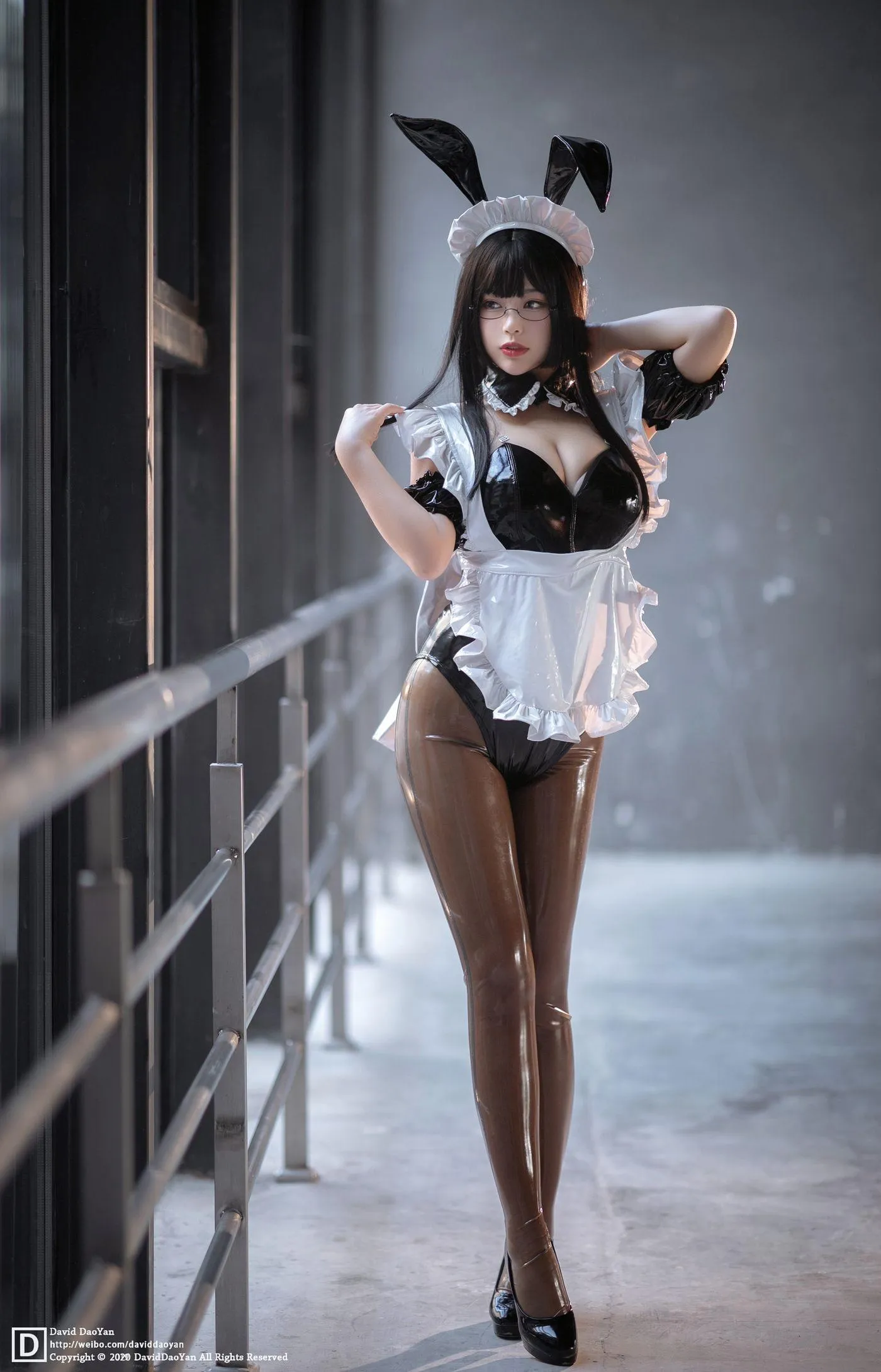 白烨 – NO.01 玉藻前同人女仆-兔女郎赠图 [12P]插图9