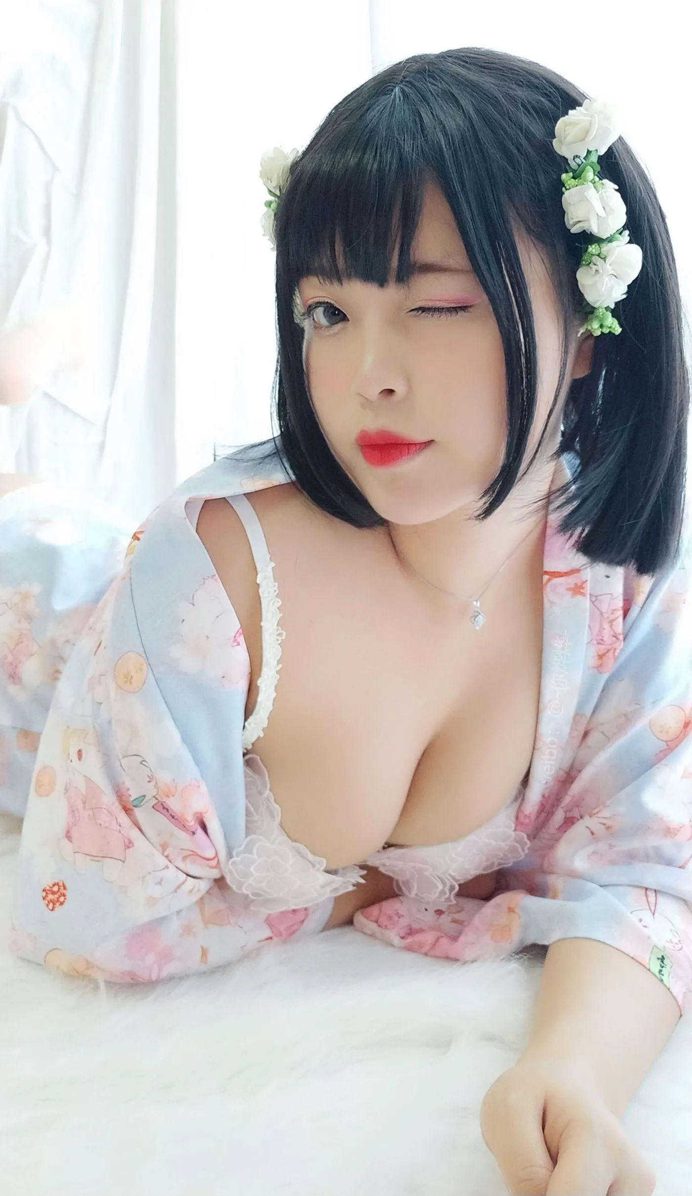 白烨 – NO.02 花与酒与少女 [66P]插图5