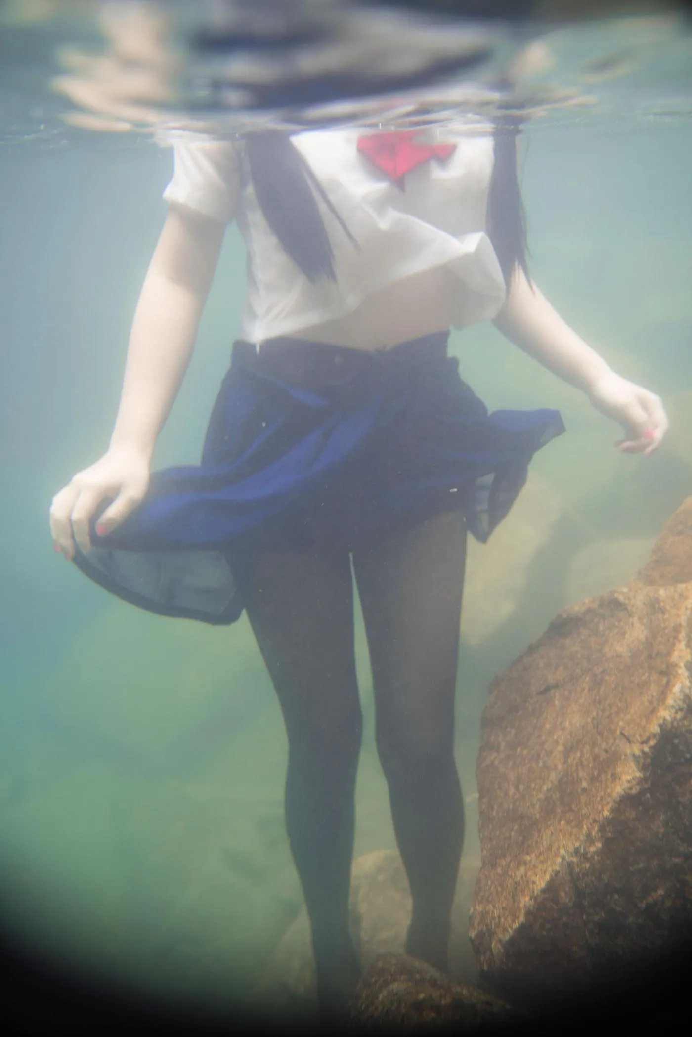 白烨 – NO.05 湿身JK-图片 [98P]插图5
