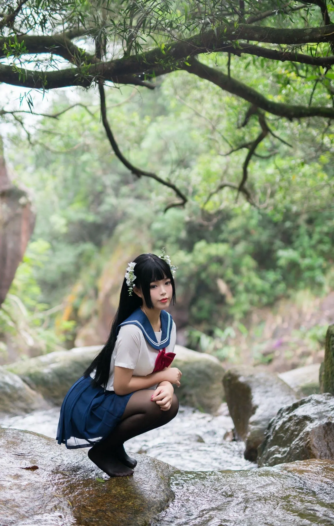 白烨 – NO.05 湿身JK-图片 [98P]插图8