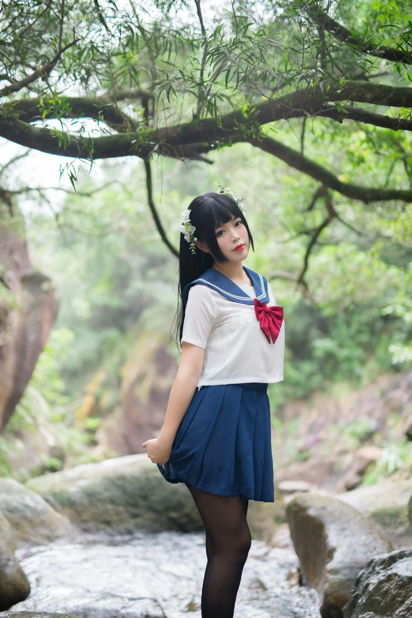 白烨 – NO.05 湿身JK-图片 [98P]插图9