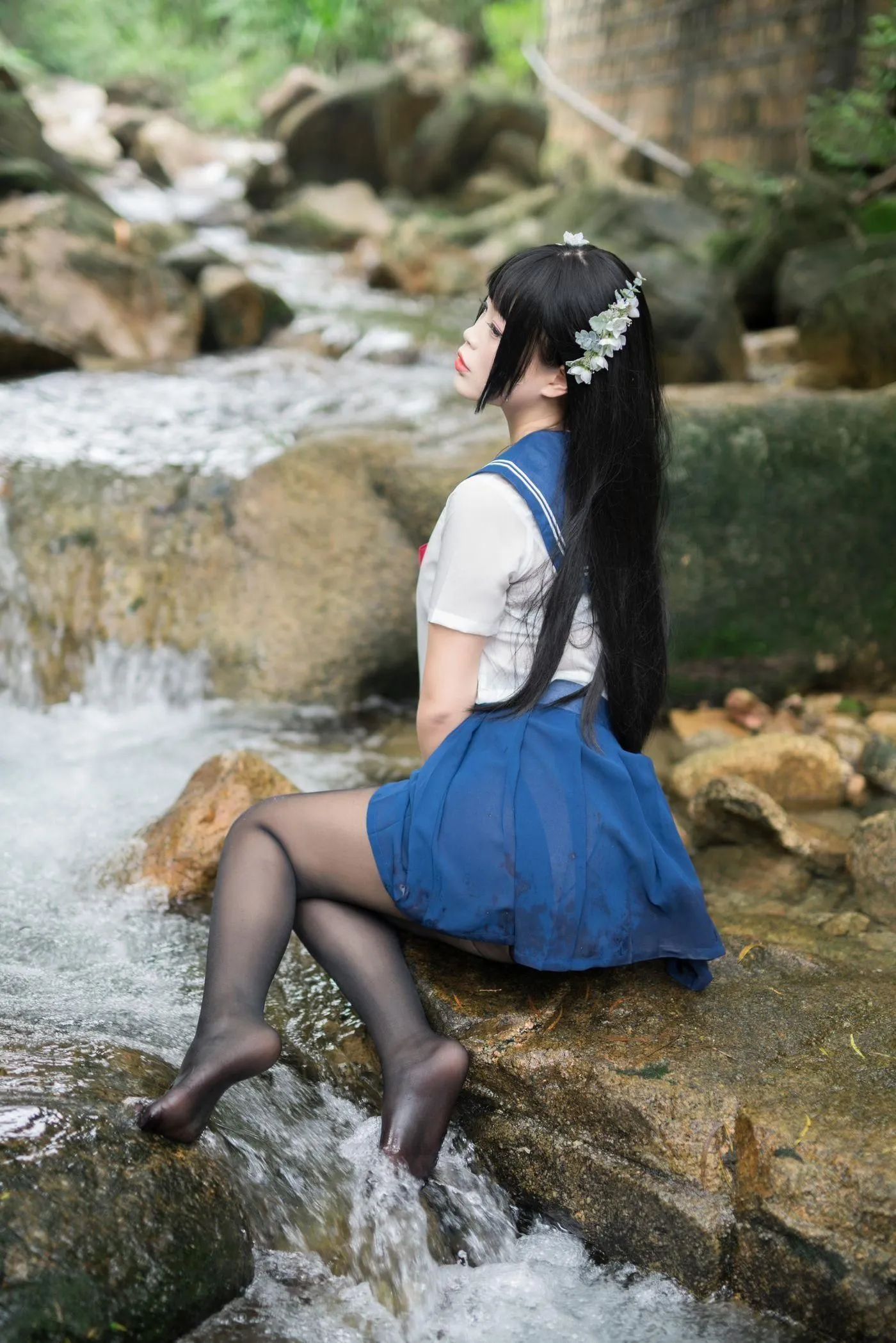 白烨 – NO.05 湿身JK-图片 [98P]插图7