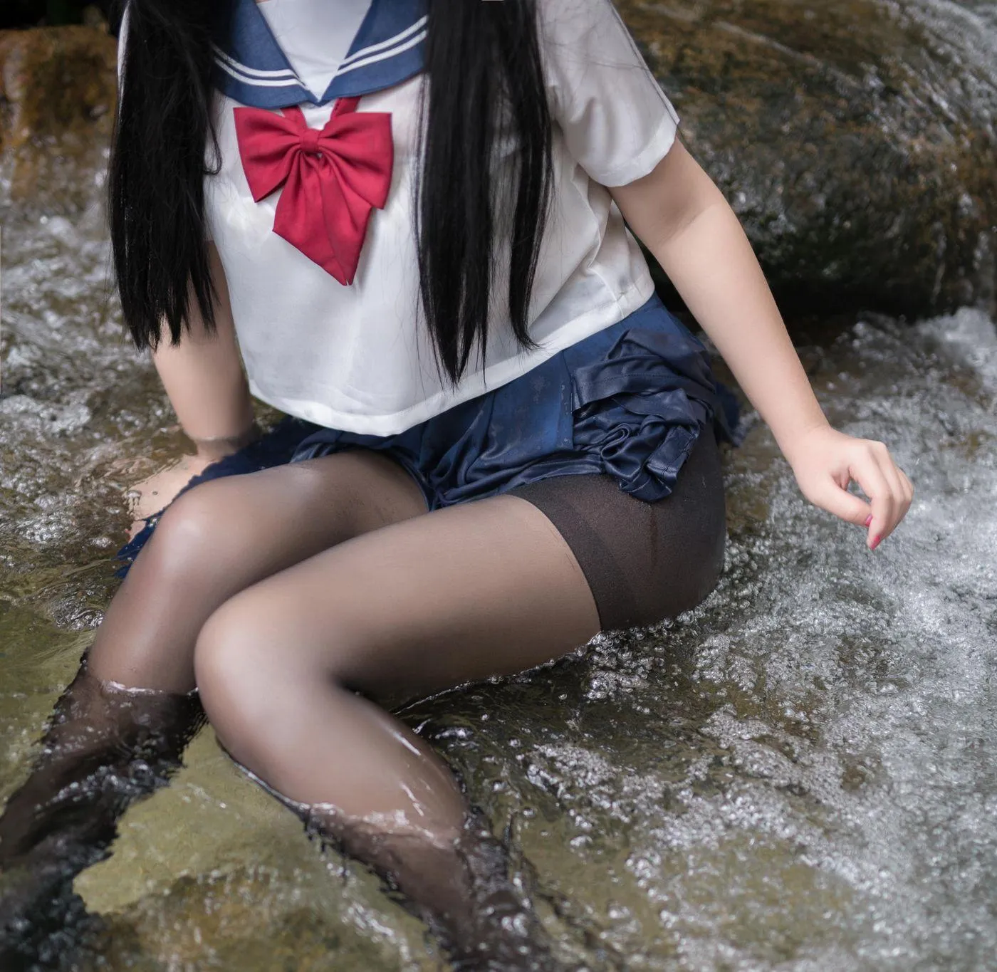 白烨 – NO.05 湿身JK-图片 [98P]插图9