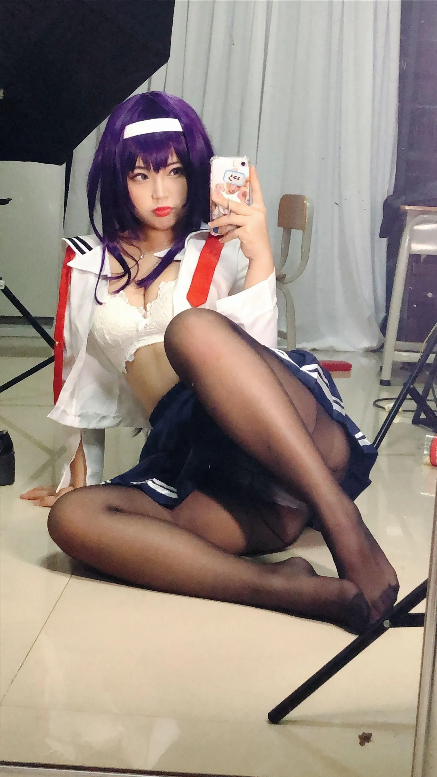 白烨 – NO.11 学姐校服自拍 [26P]插图1