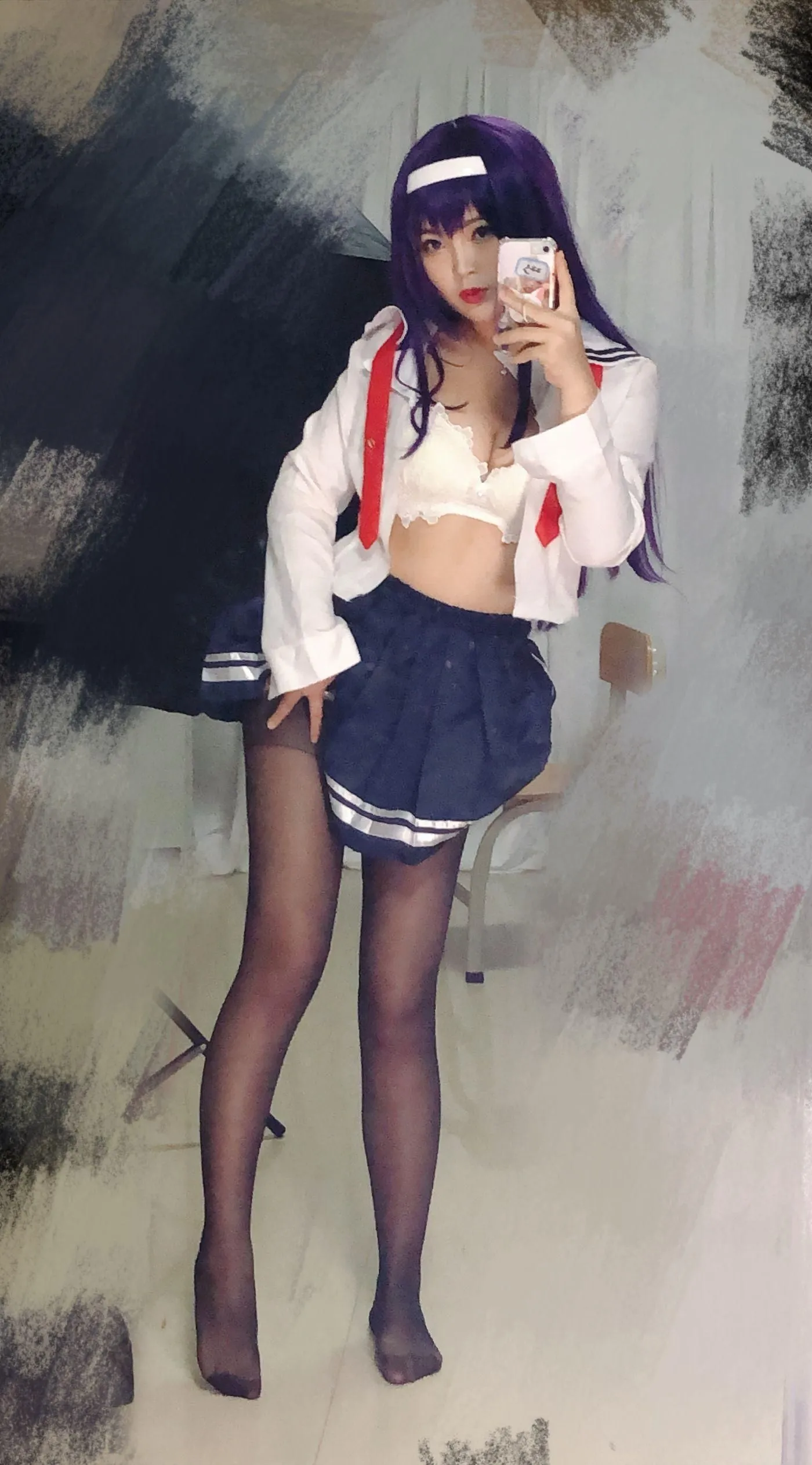 白烨 – NO.11 学姐校服自拍 [26P]插图5