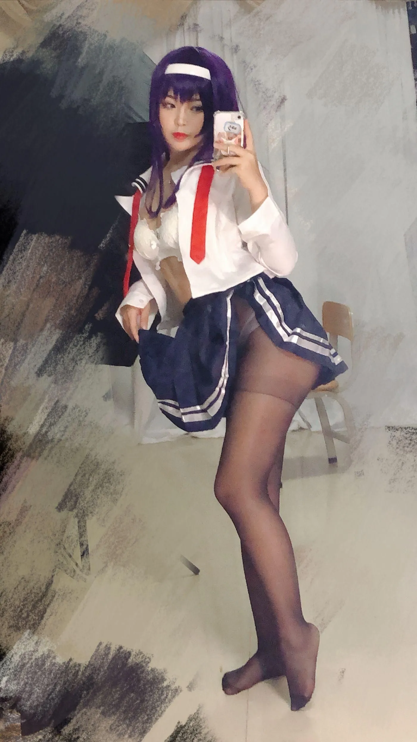 白烨 – NO.11 学姐校服自拍 [26P]插图7