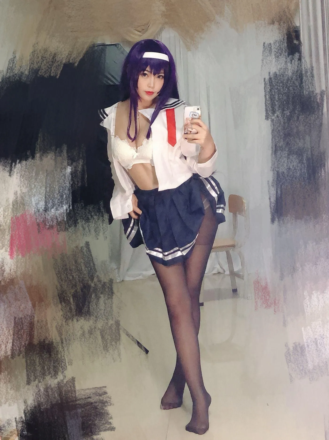 白烨 – NO.11 学姐校服自拍 [26P]插图8