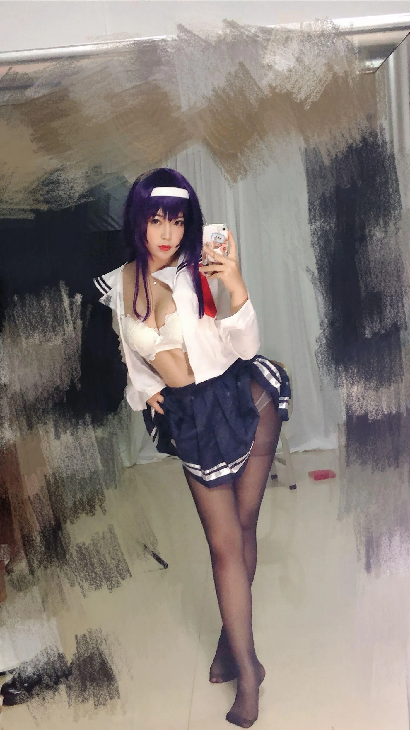 白烨 – NO.11 学姐校服自拍 [26P]插图9