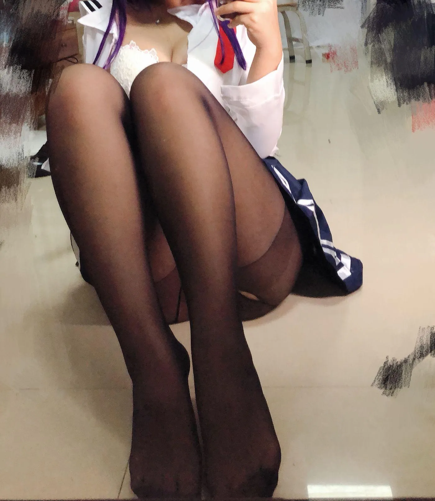白烨 – NO.11 学姐校服自拍 [26P]插图1