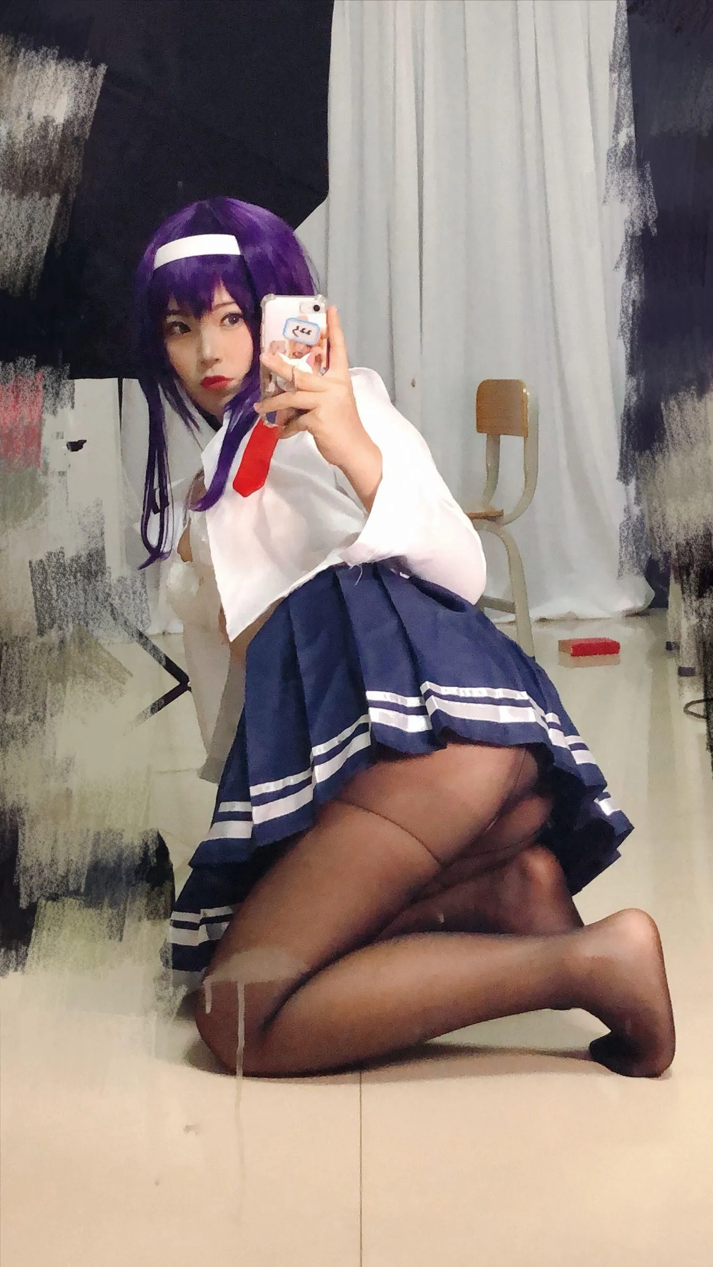 白烨 – NO.11 学姐校服自拍 [26P]插图4