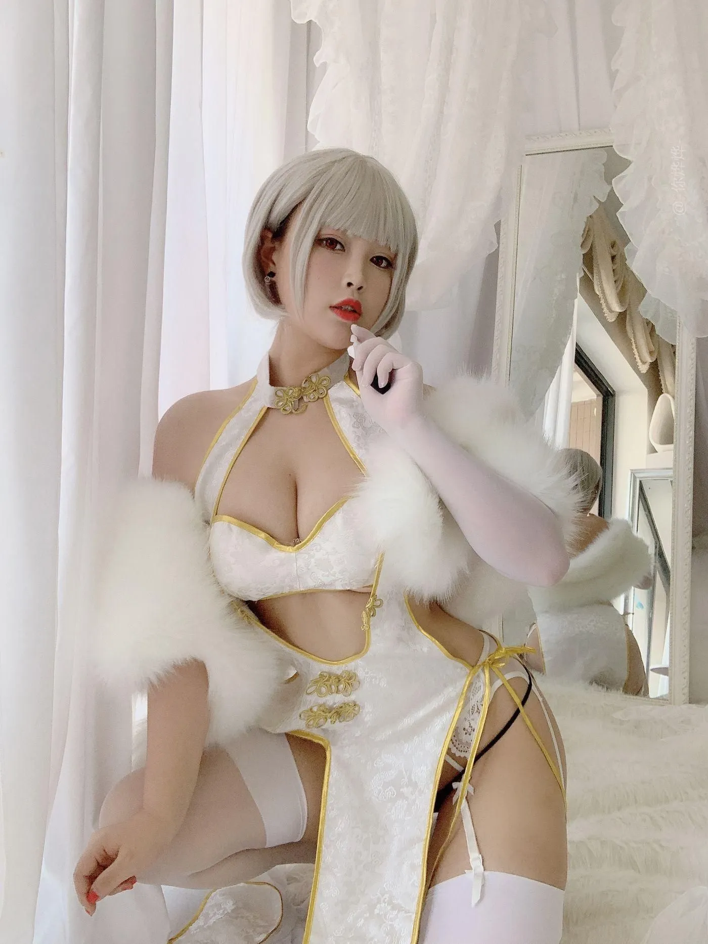 白烨 – NO.12 白旗袍 [40P]插图6