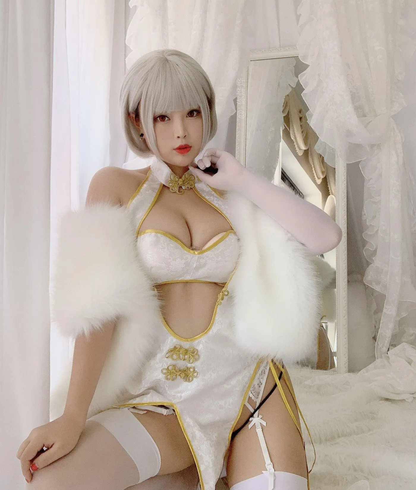 白烨 – NO.12 白旗袍 [40P]插图9