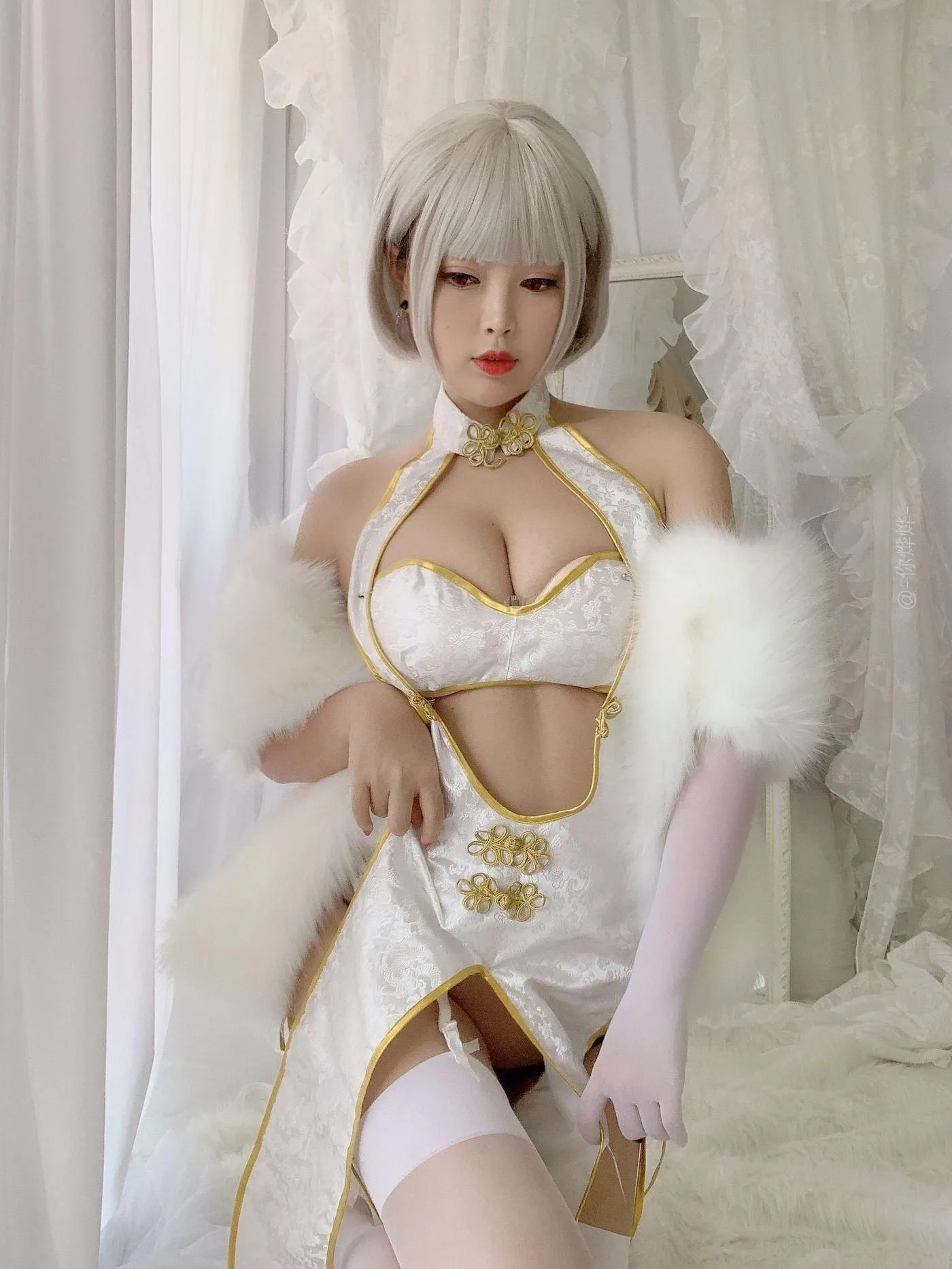白烨 – NO.12 白旗袍 [40P]插图
