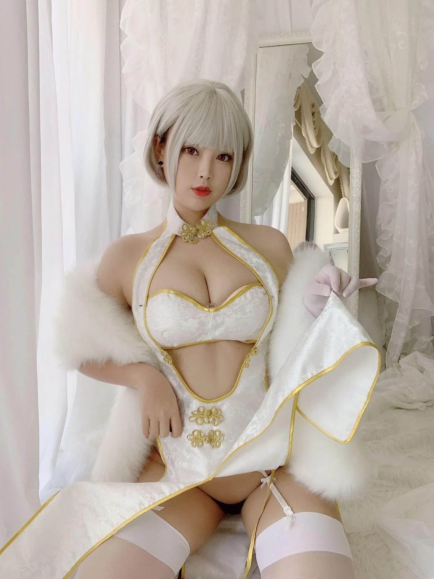 白烨 – NO.12 白旗袍 [40P]插图2