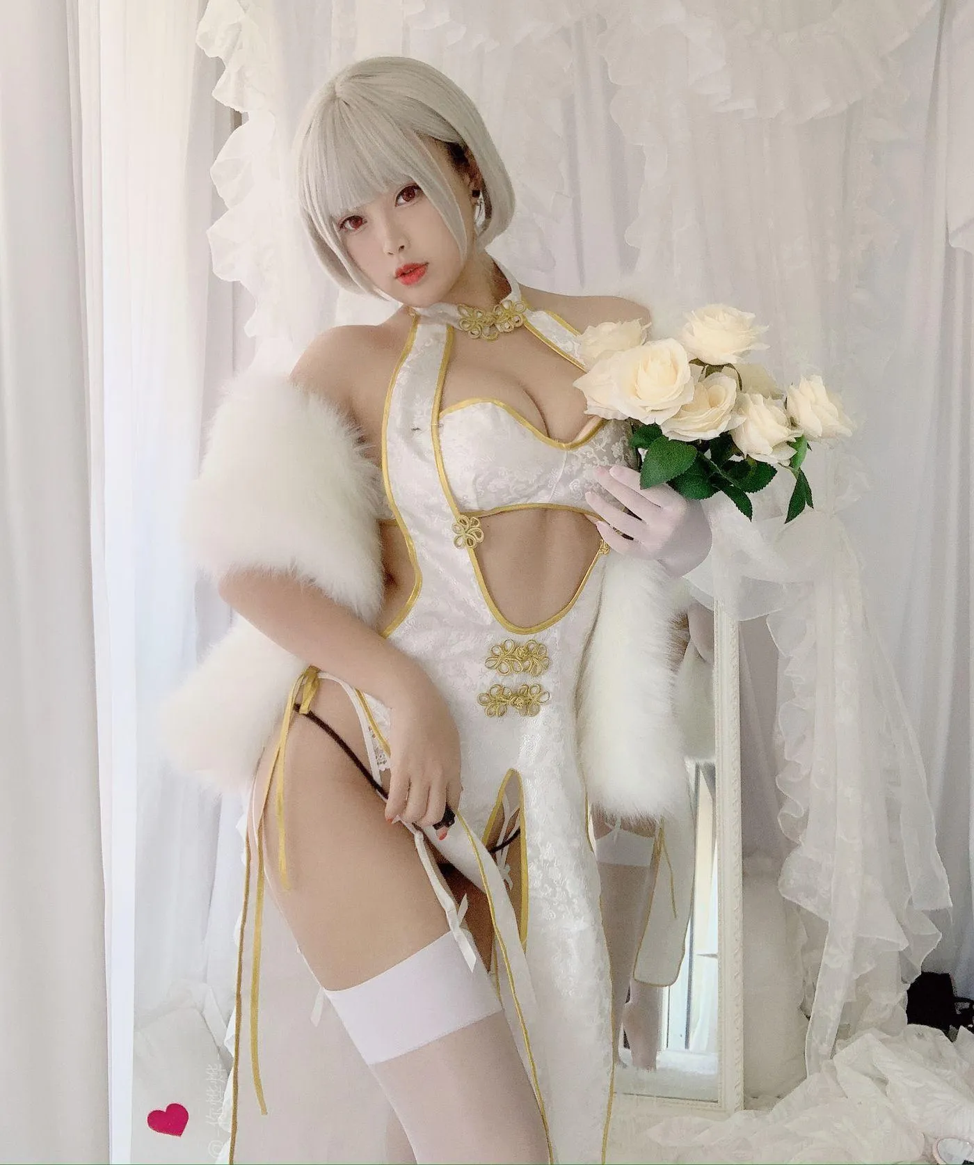 白烨 – NO.12 白旗袍 [40P]插图9