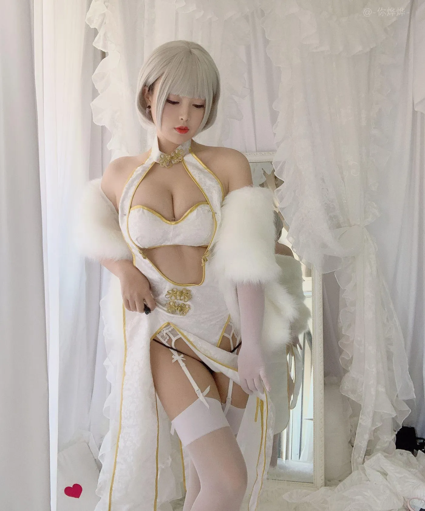 白烨 – NO.12 白旗袍 [40P]插图2
