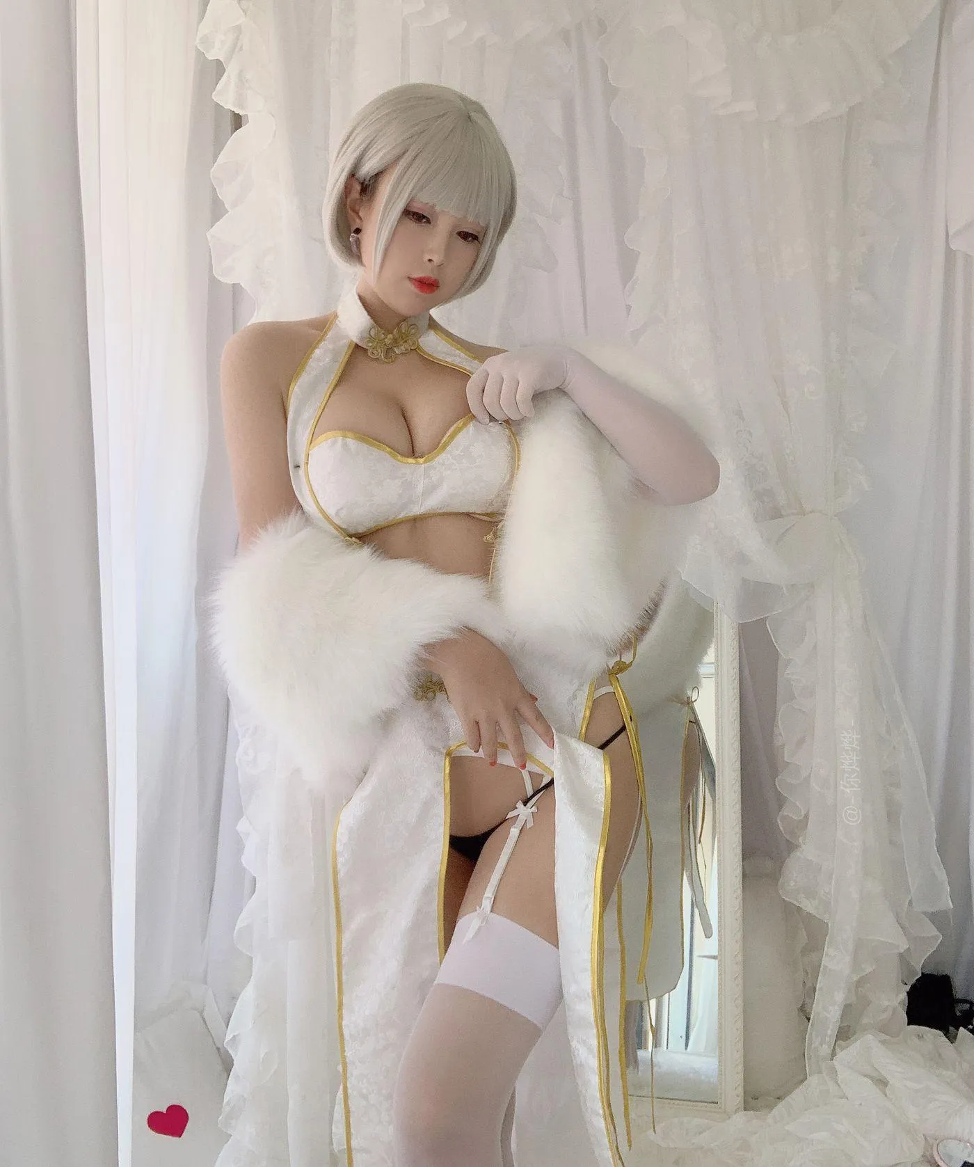 白烨 – NO.12 白旗袍 [40P]插图3