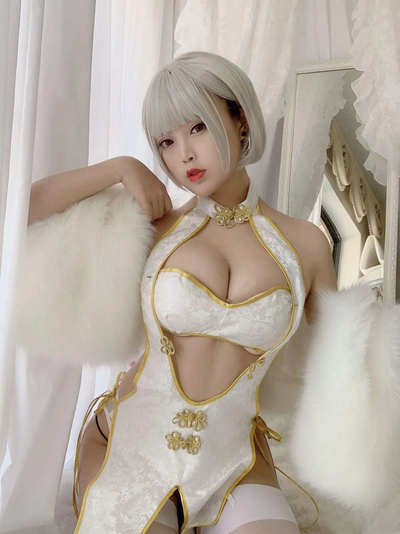 白烨 – NO.12 白旗袍 [40P]插图9