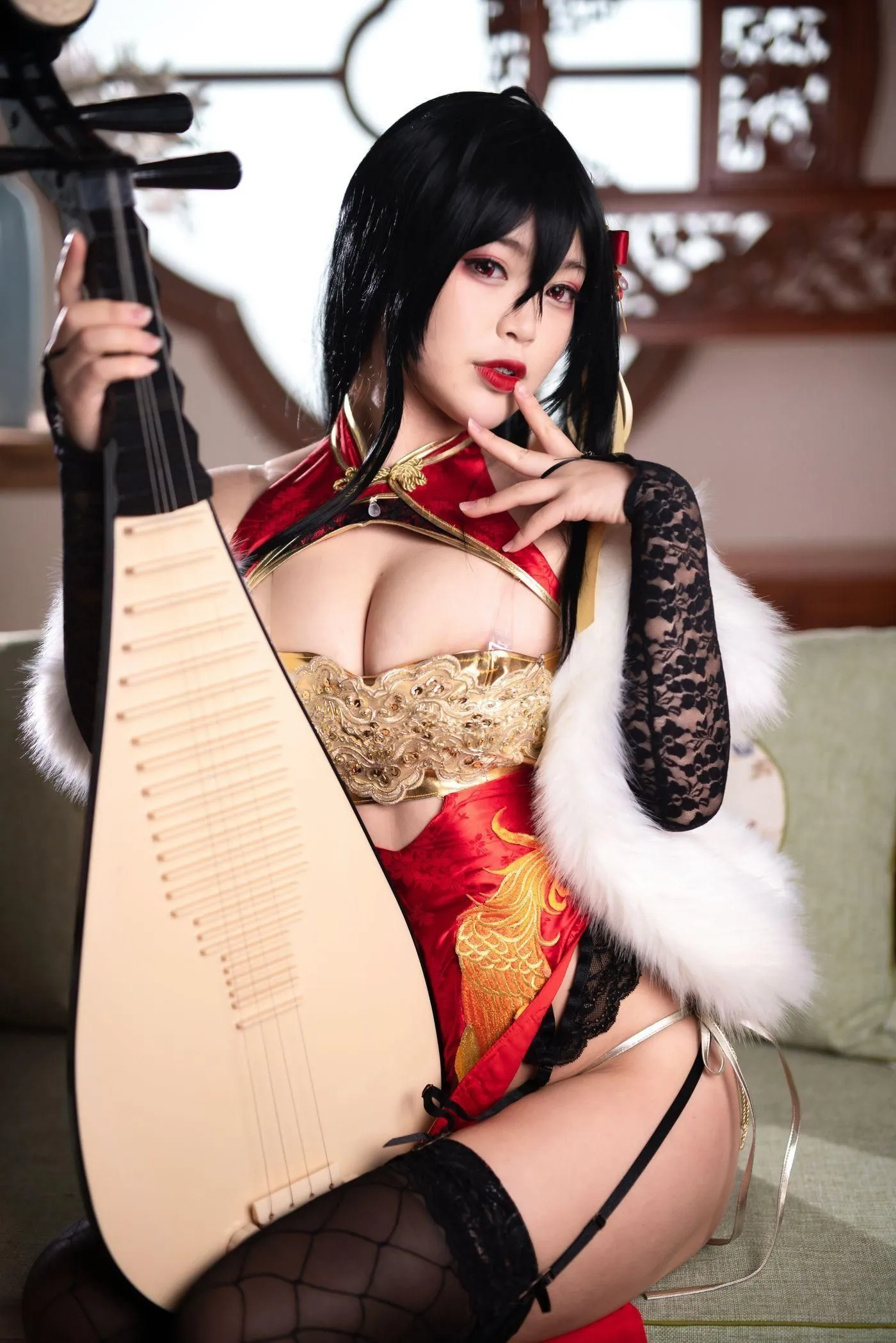 白烨 – NO.17 大凤旗袍新年限定 [63P]插图5