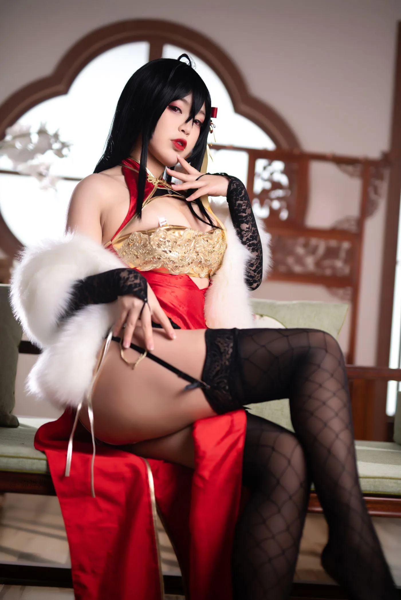 白烨 – NO.17 大凤旗袍新年限定 [63P]插图8