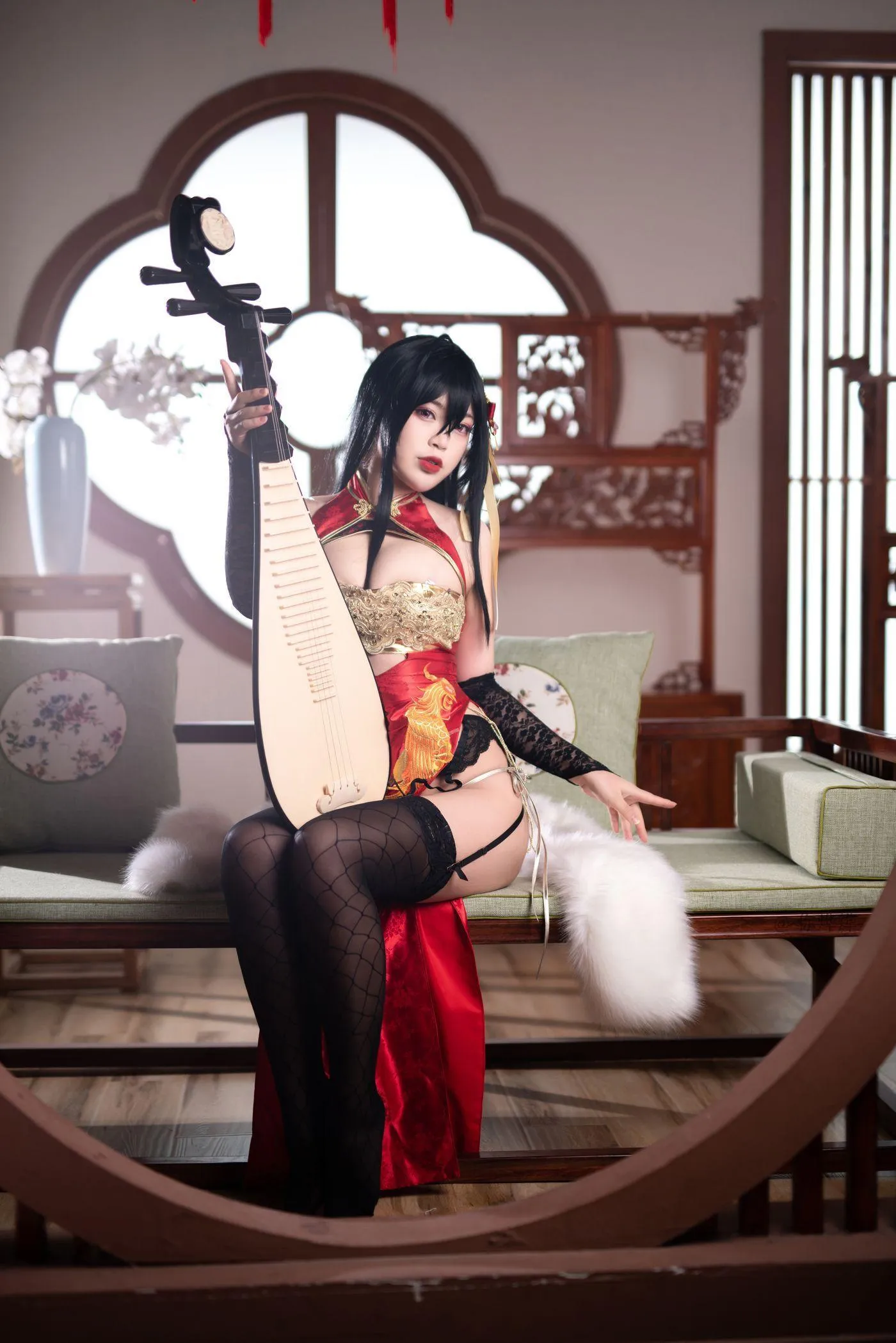 白烨 – NO.17 大凤旗袍新年限定 [63P]插图1