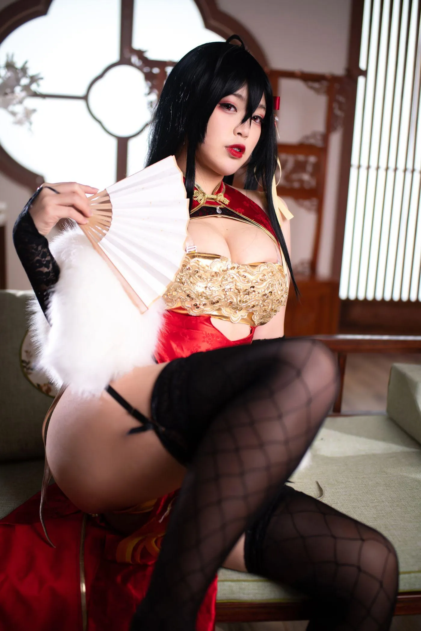 白烨 – NO.17 大凤旗袍新年限定 [63P]插图9