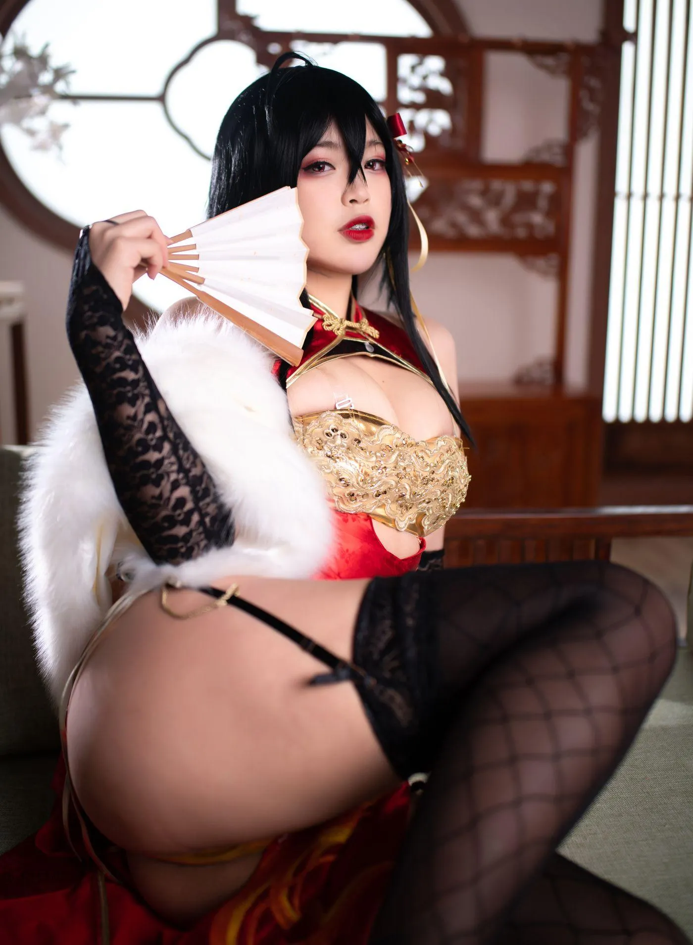 白烨 – NO.17 大凤旗袍新年限定 [63P]插图1