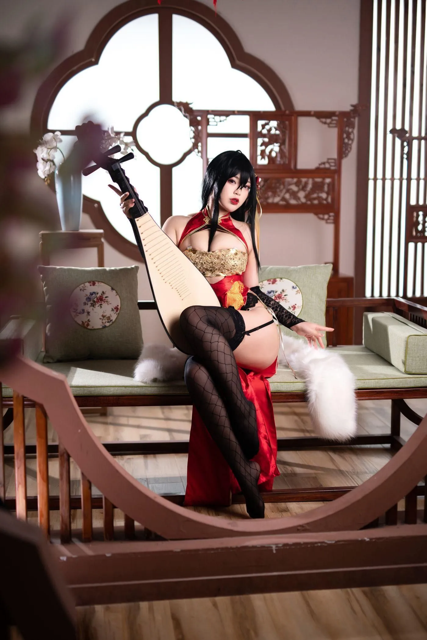 白烨 – NO.17 大凤旗袍新年限定 [63P]插图2