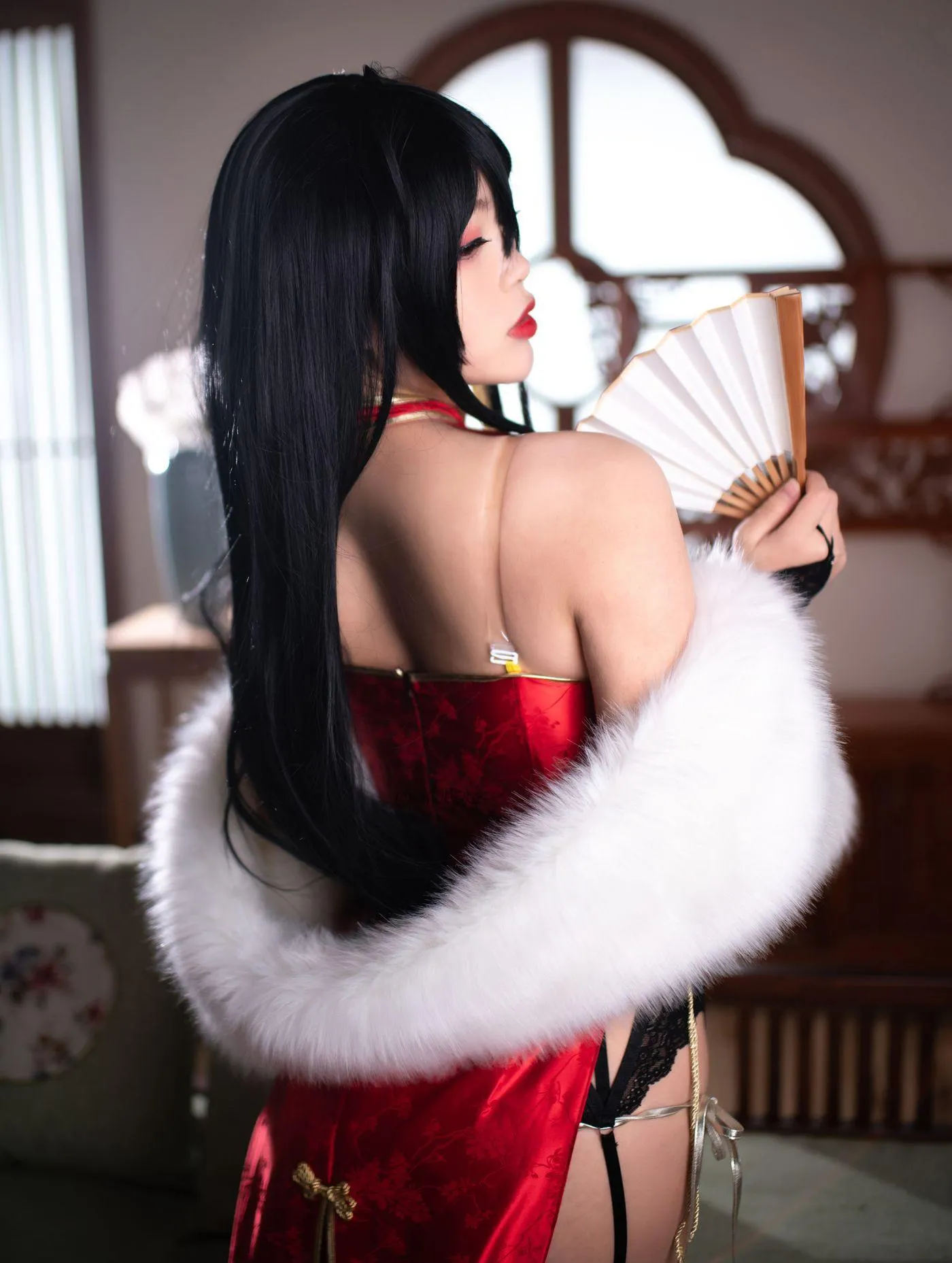 白烨 – NO.17 大凤旗袍新年限定 [63P]插图6