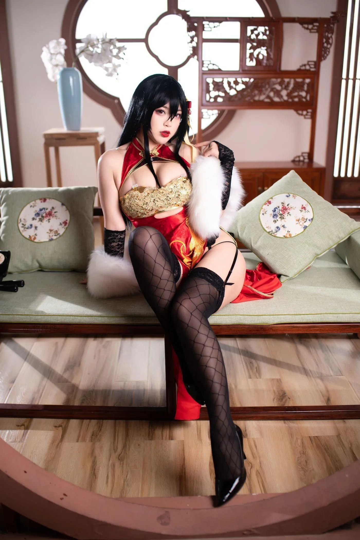 白烨 – NO.17 大凤旗袍新年限定 [63P]插图6