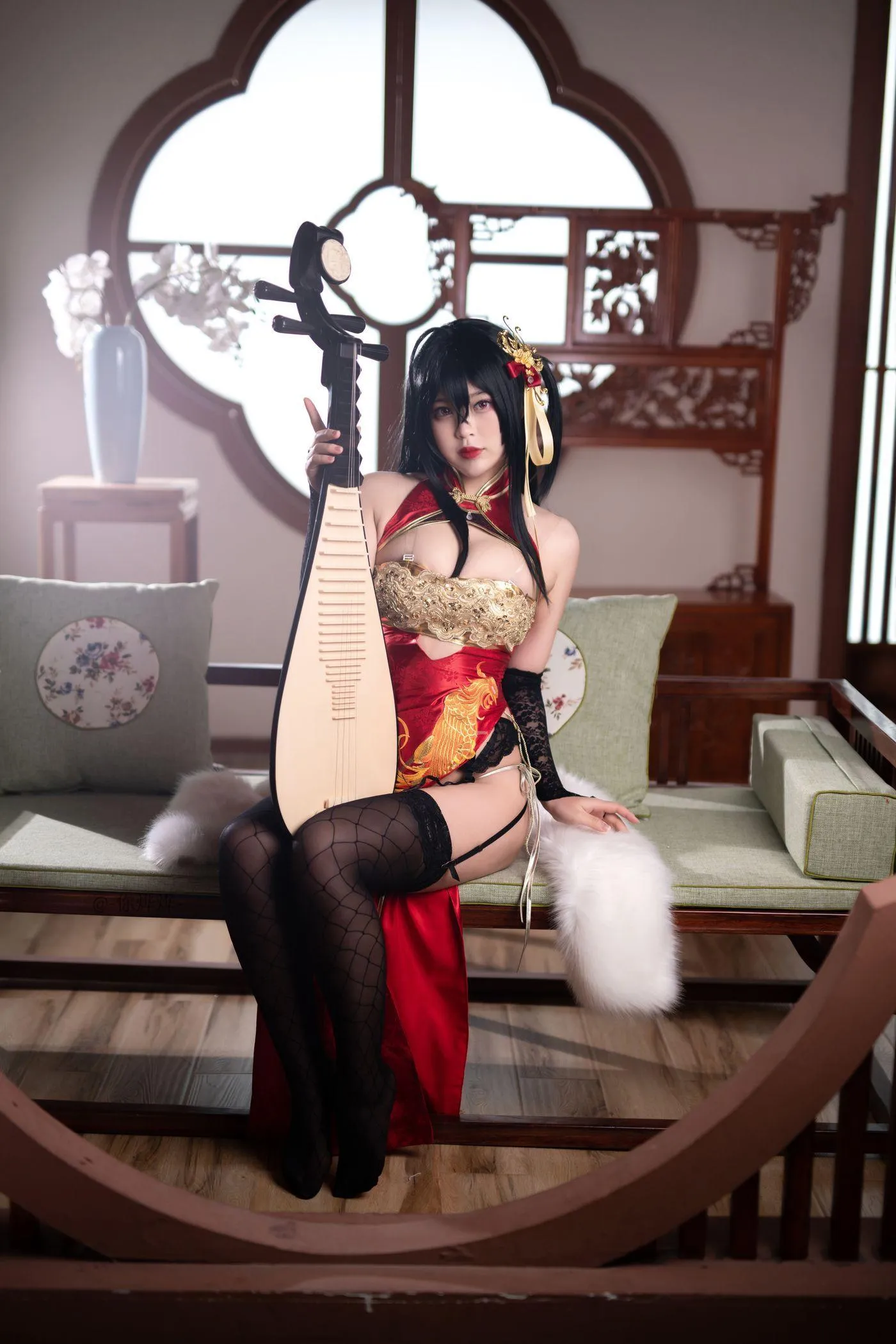 白烨 – NO.17 大凤旗袍新年限定 [63P]插图9