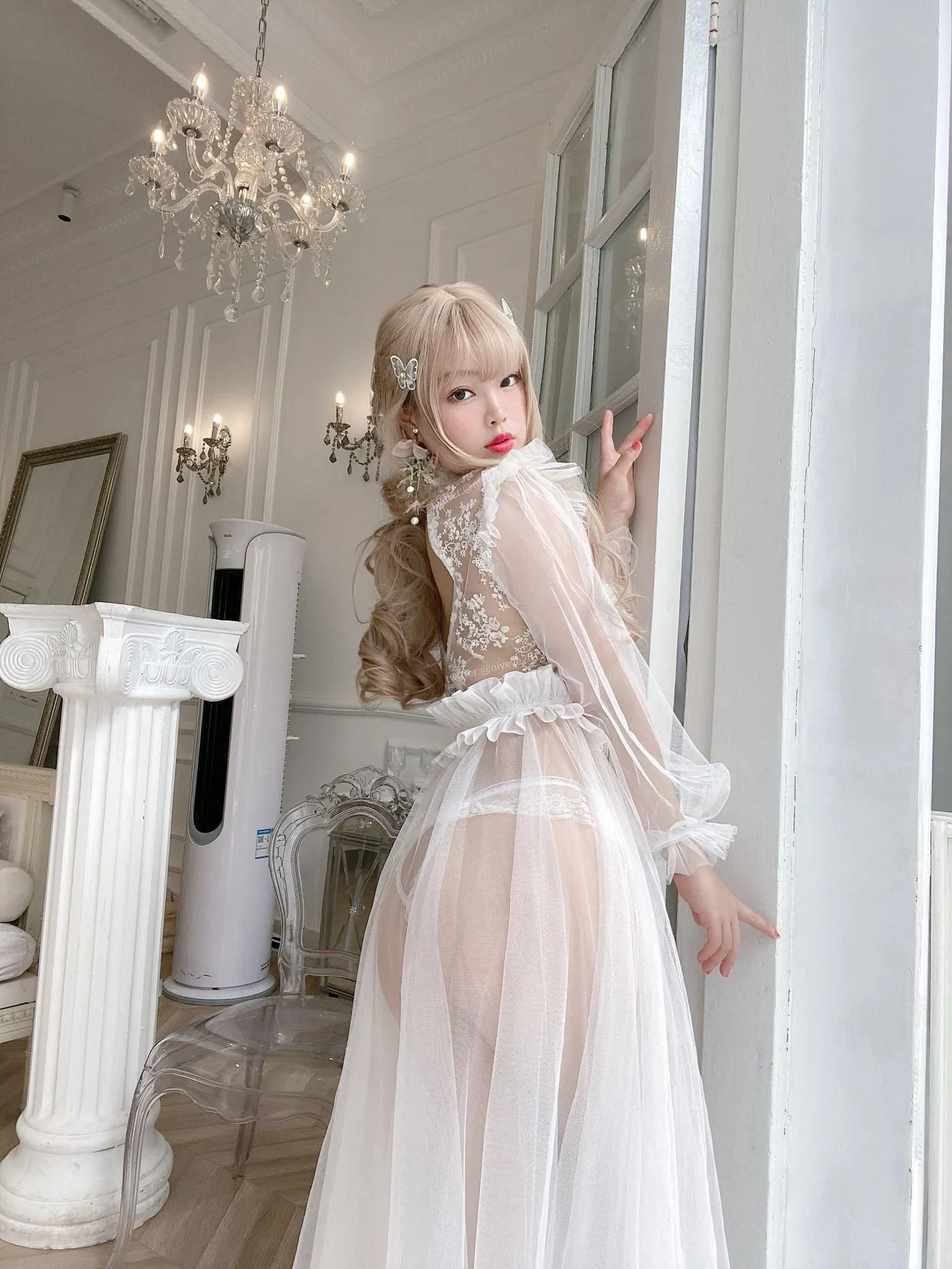 白烨 – NO.31 珍珠花嫁-自拍1 [20P]插图9