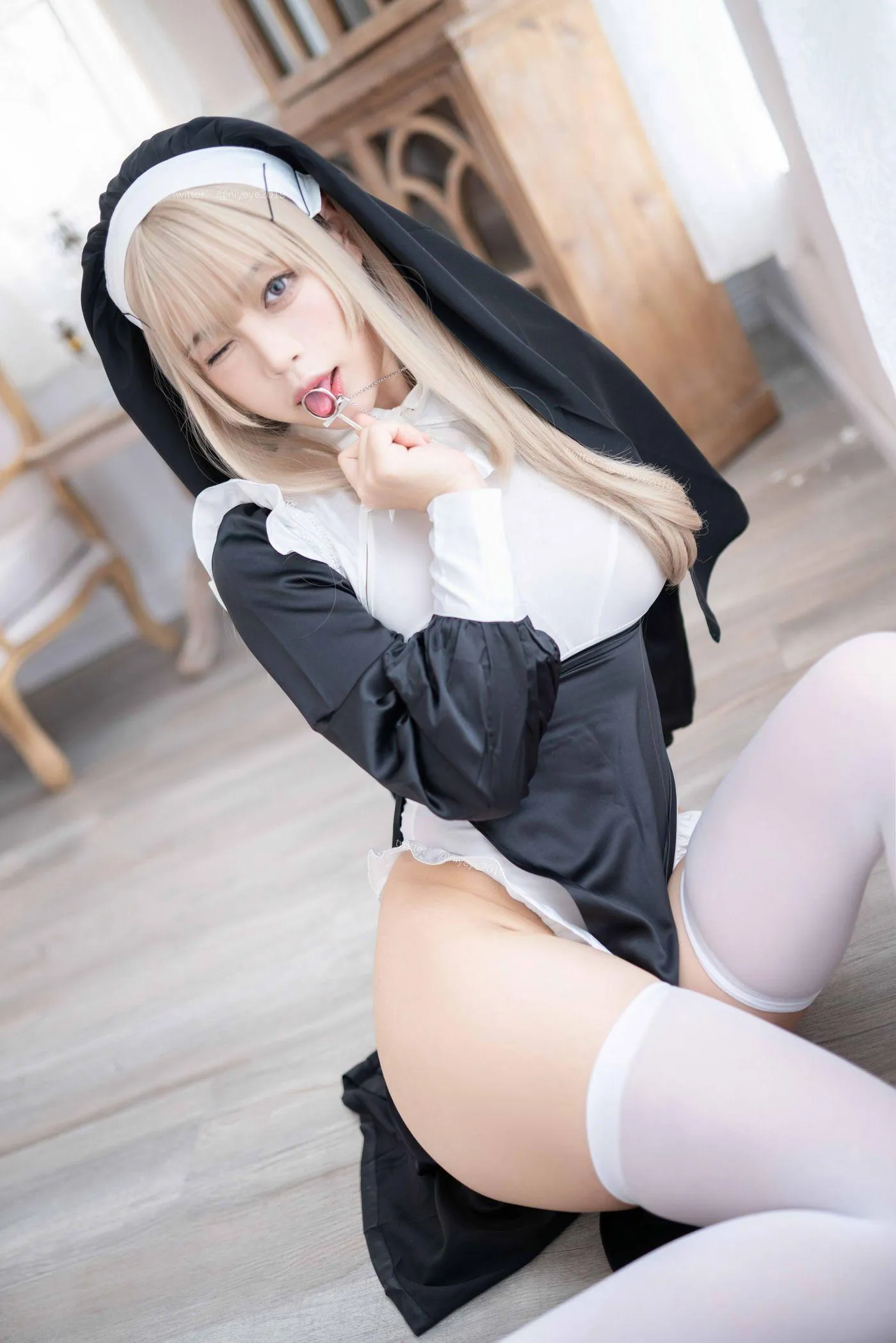 白烨 – NO.43 被xx的修女 [77P]插图4