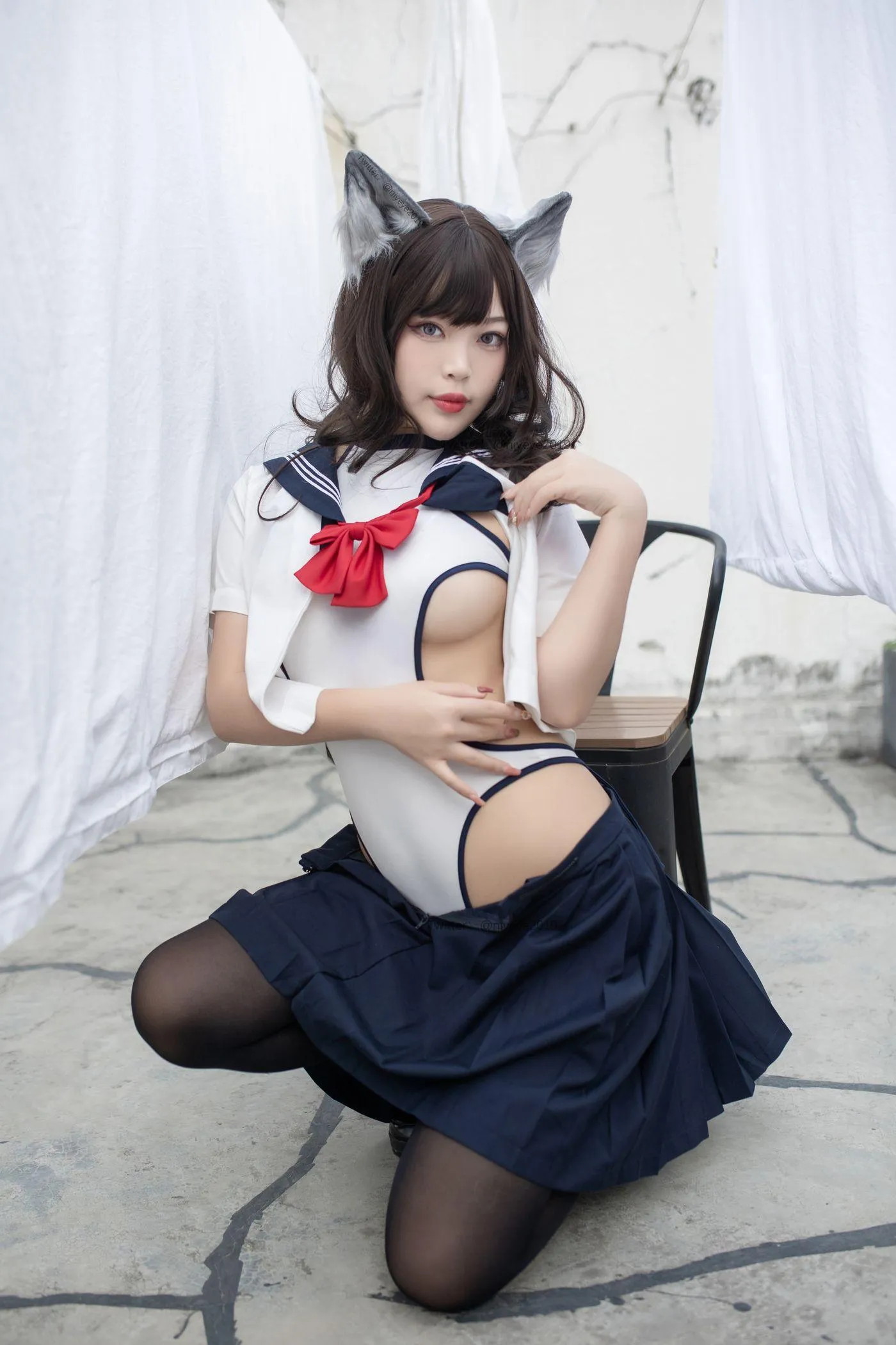 白烨烨 – NO.47 魅惑狼姐姐-室外 [63P]插图7