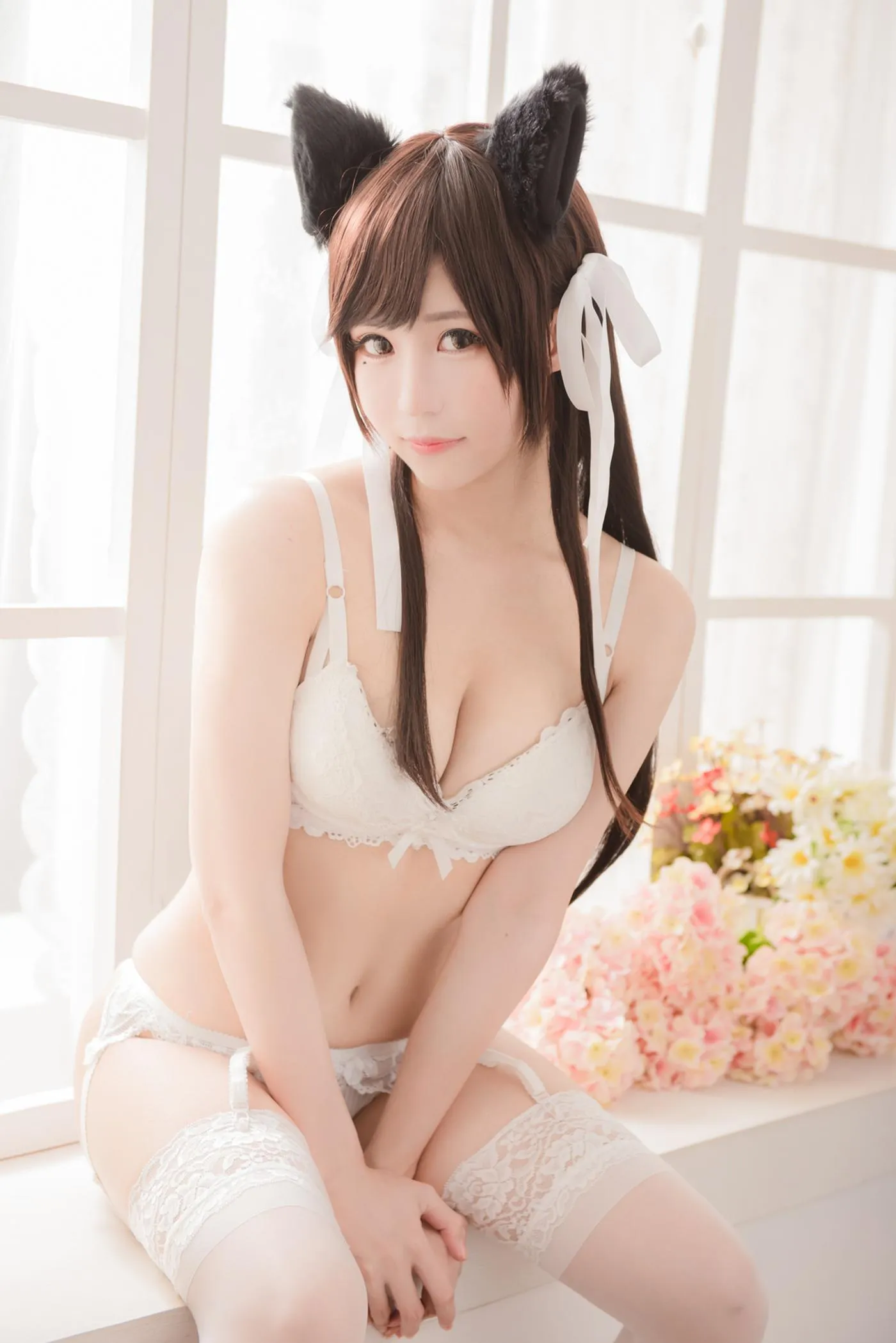 白神泱 – NO.03 白色内衣兽耳 [13P]插图6