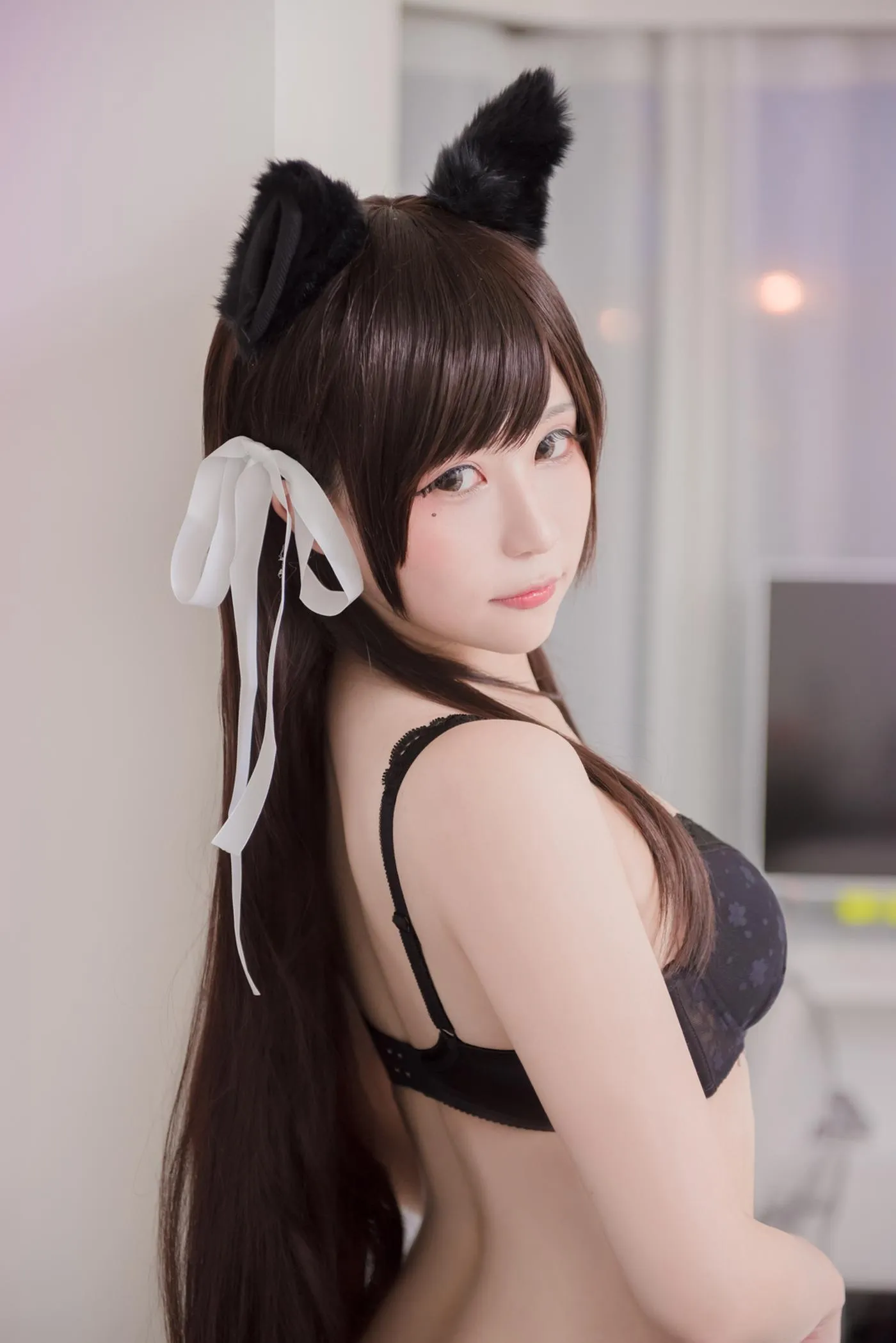 白神泱 – NO.04 黑色内衣 [11P]插图8