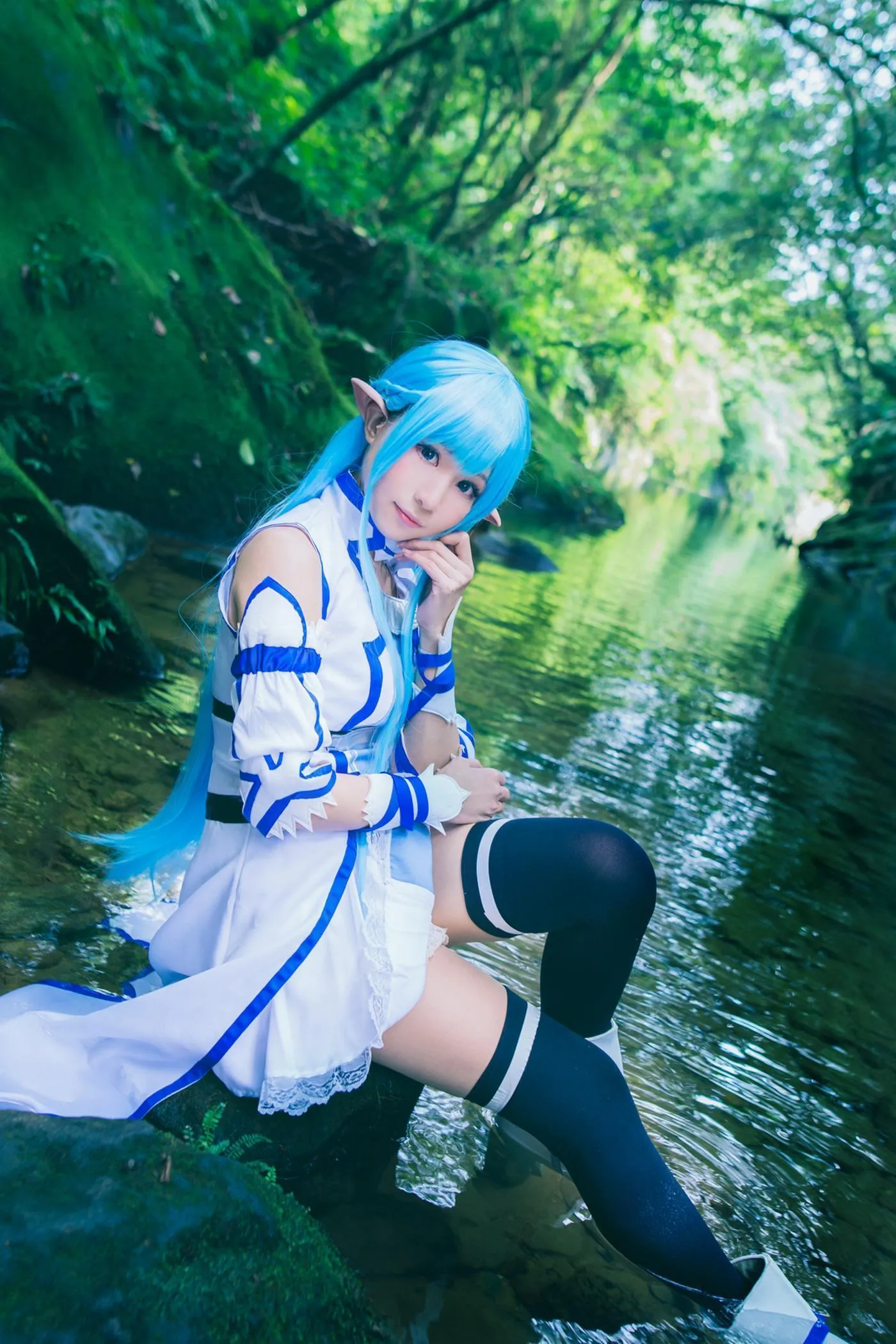 白神泱 – NO.08 亚丝娜 [130P]插图6