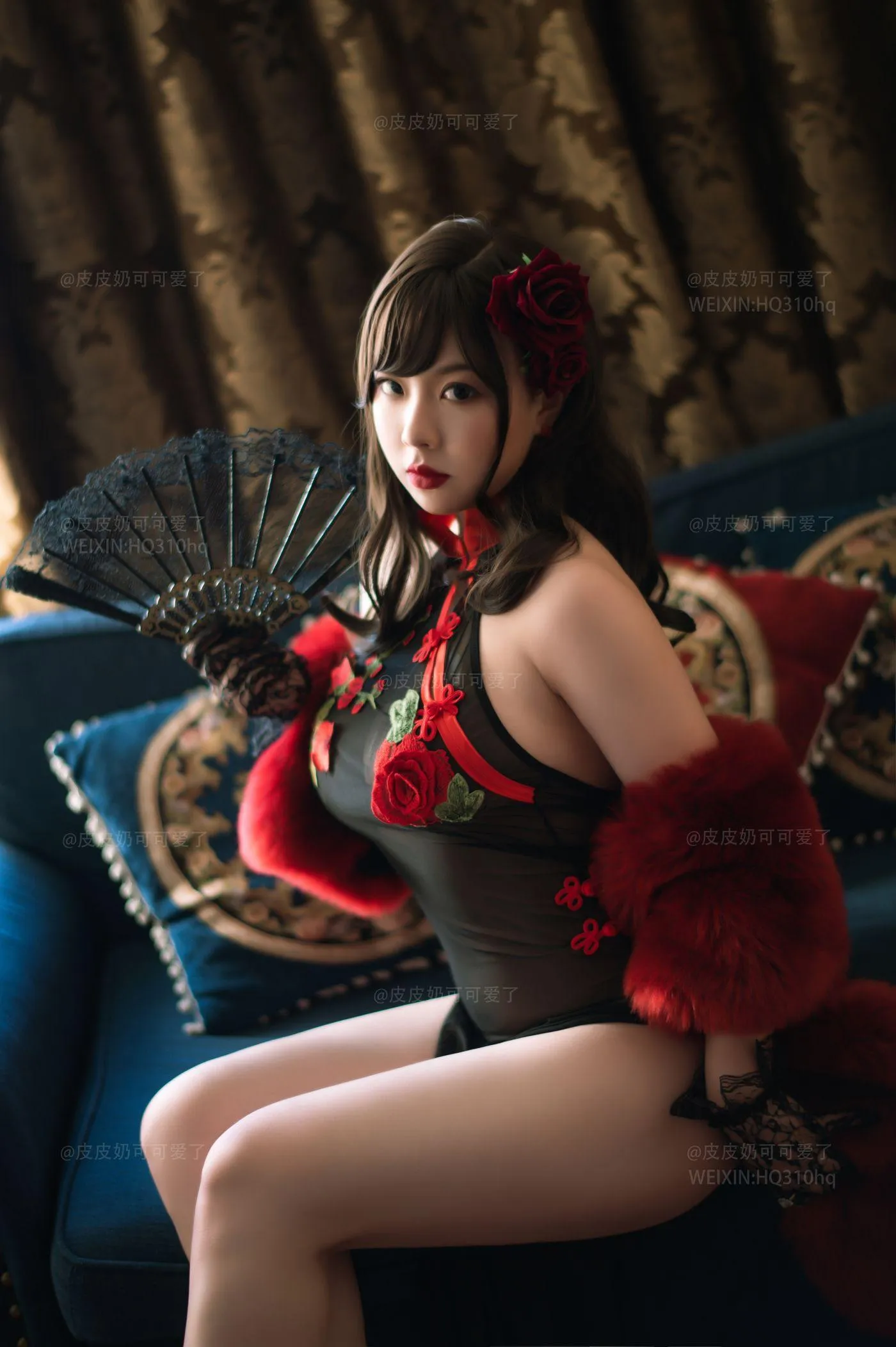 皮皮奶可可爱了啦 – NO.08 玫瑰 [50P]插图5