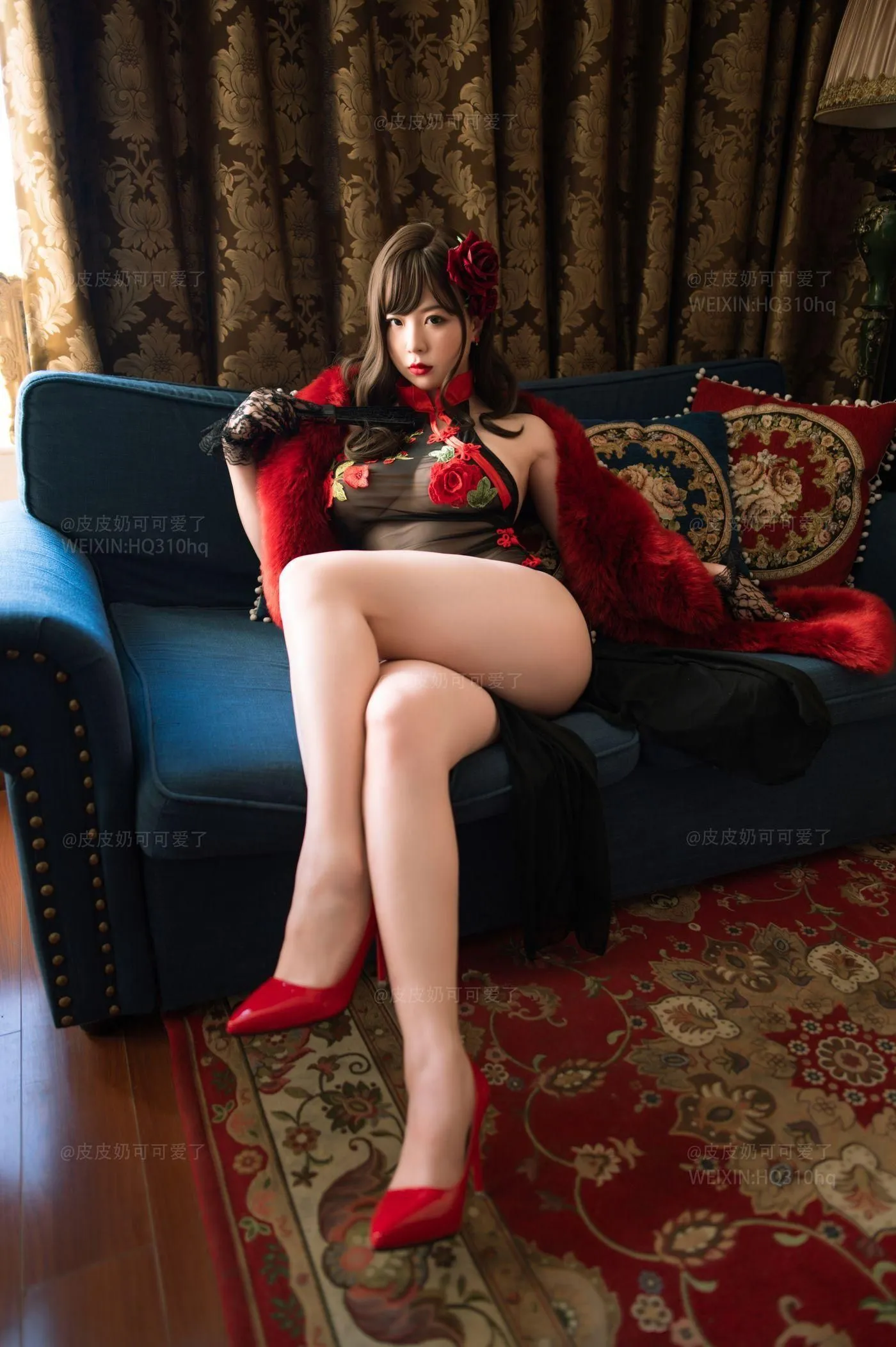 皮皮奶可可爱了啦 – NO.08 玫瑰 [50P]插图8
